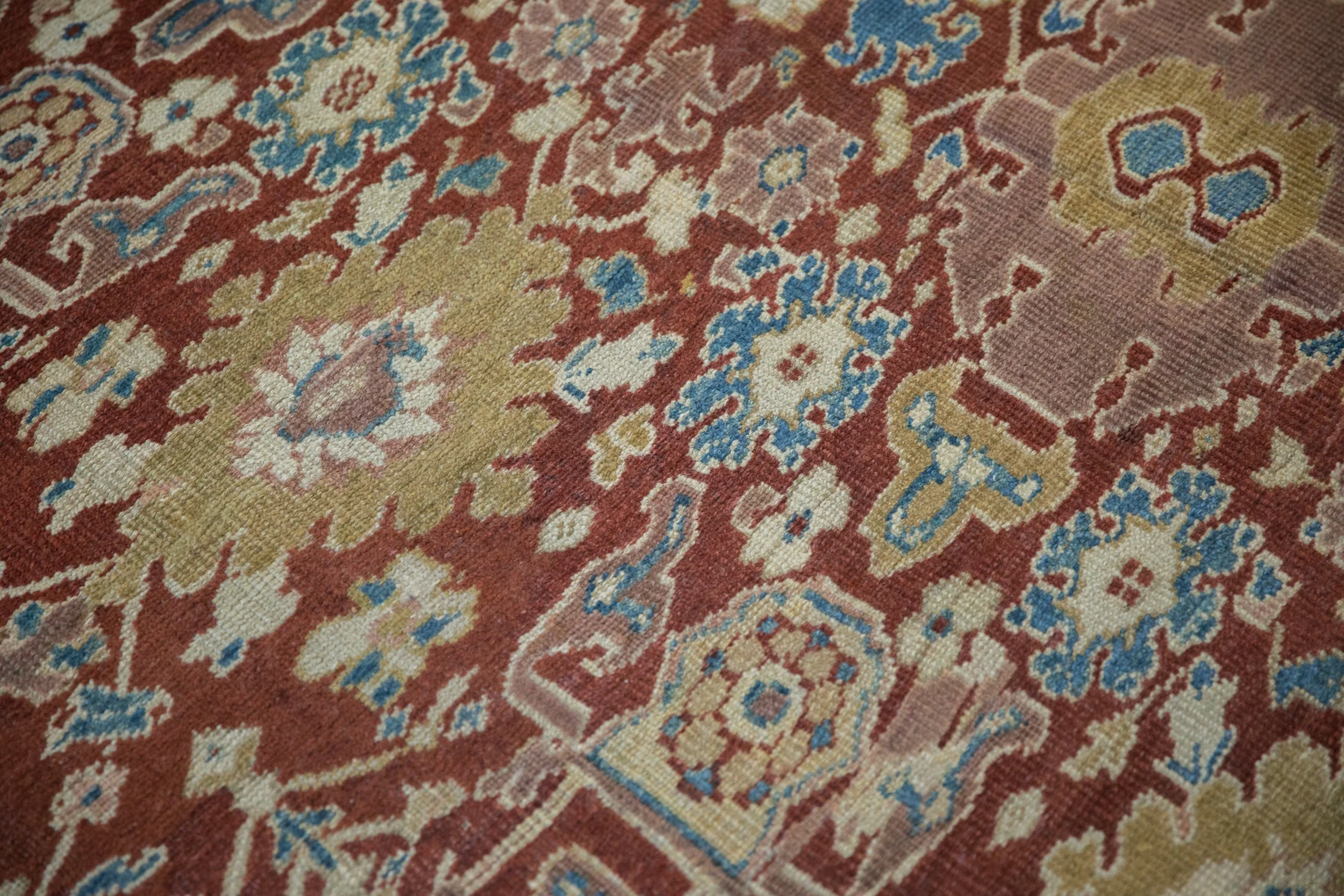 RESERVED 10x13.5 Antique Mahal Carpet - Image 16