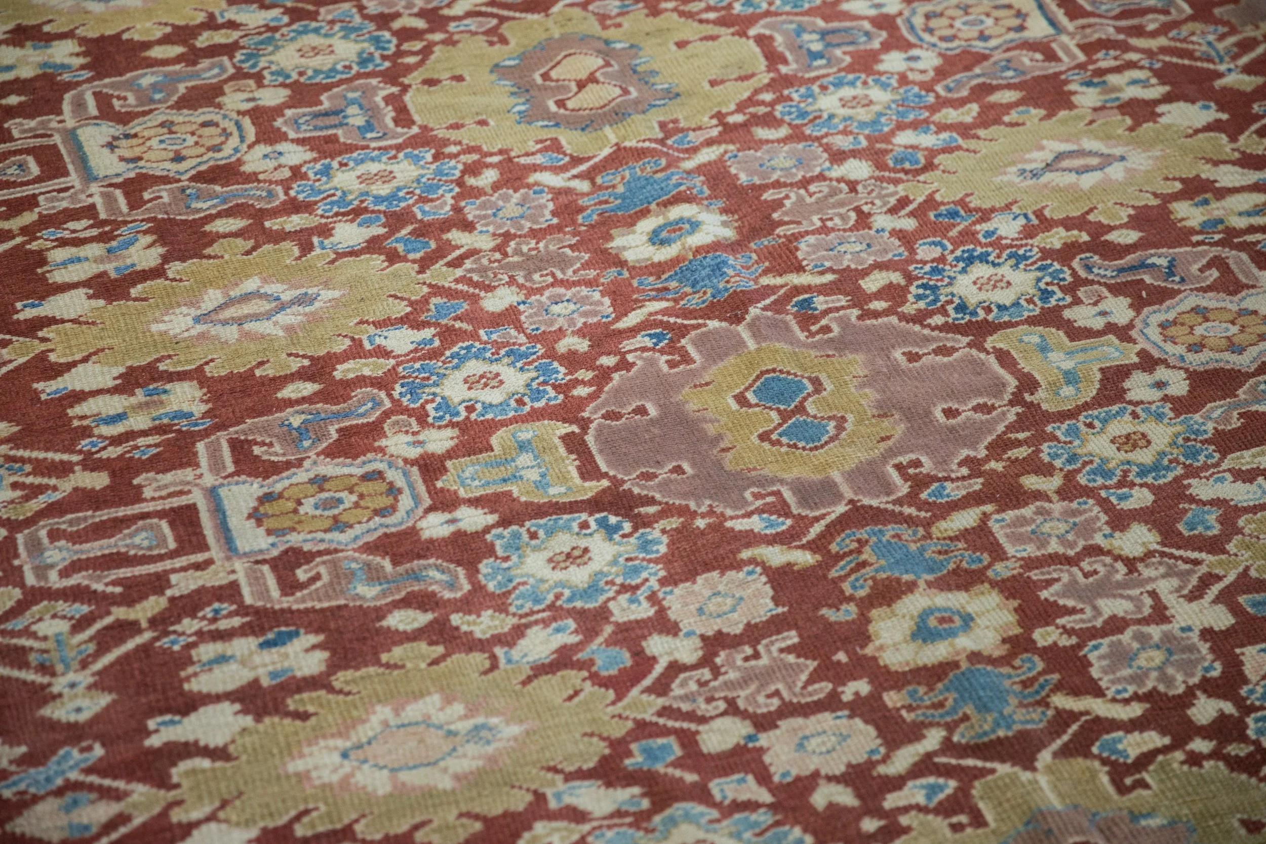 RESERVED 10x13.5 Antique Mahal Carpet - Image 6