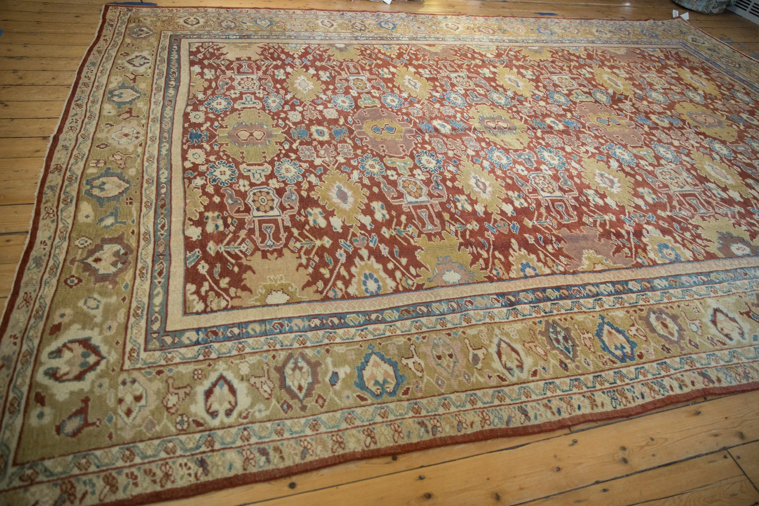 RESERVED 10x13.5 Antique Mahal Carpet - Image 7
