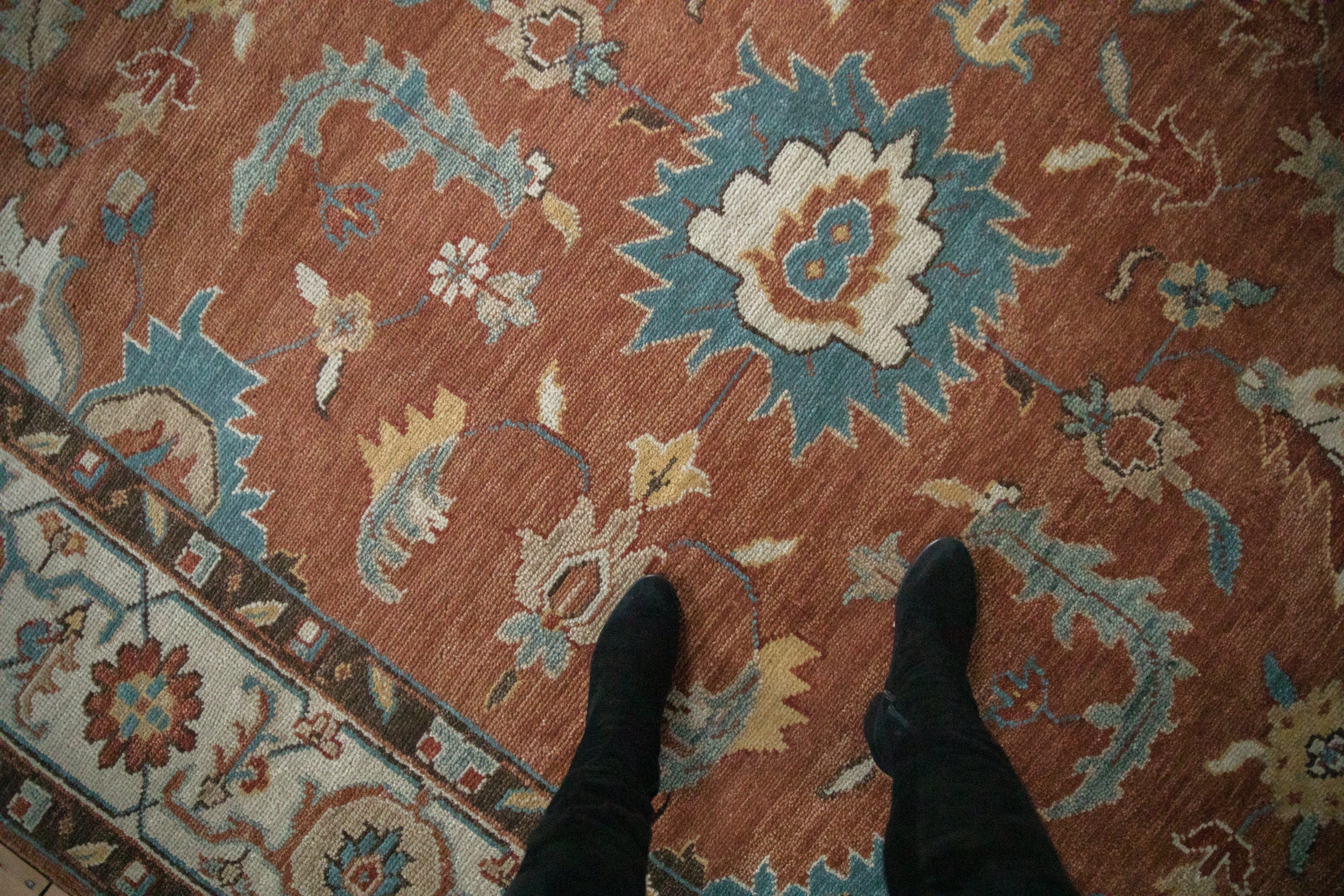 10x13.5 Indian Mahal Design Carpet - Image 2