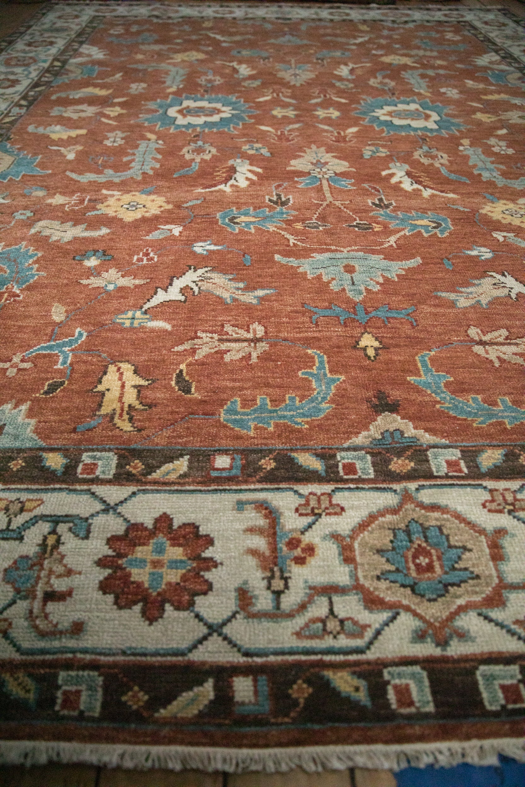 10x13.5 Indian Mahal Design Carpet - Image 6