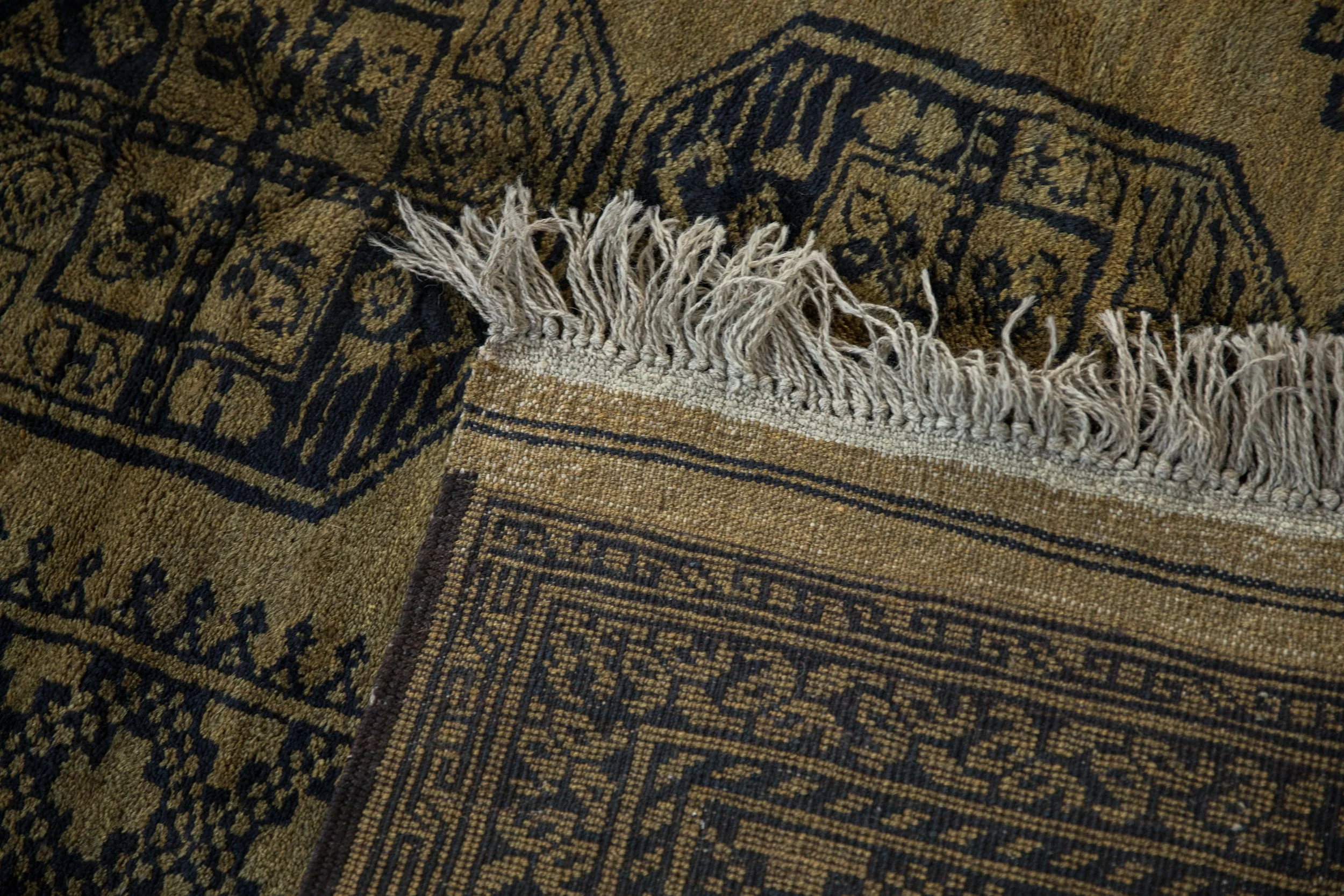 10x13.5 Vintage Ersari Carpet - Image 8