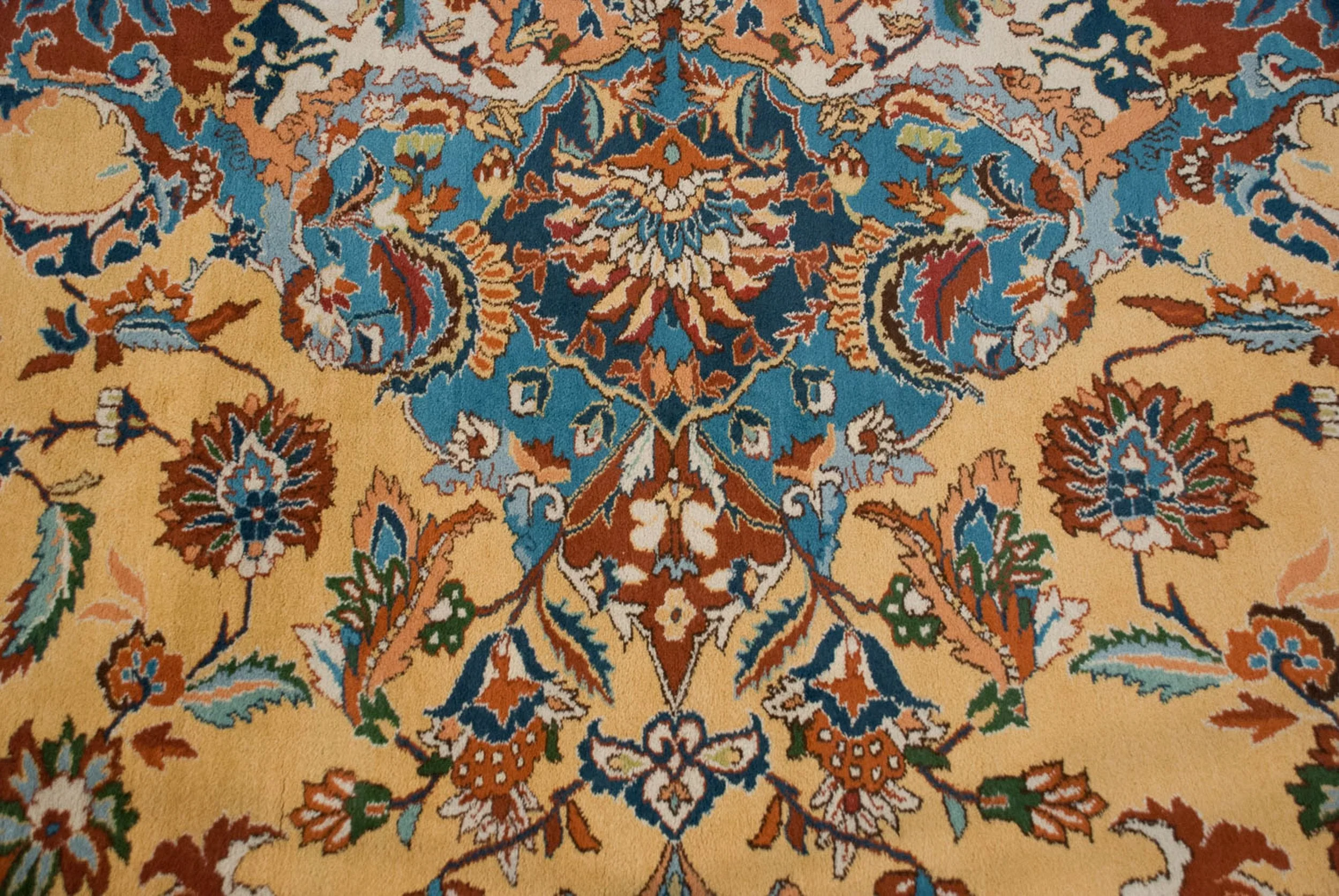 10x13.5 Vintage Indian Polonaise Design Carpet - Image 5