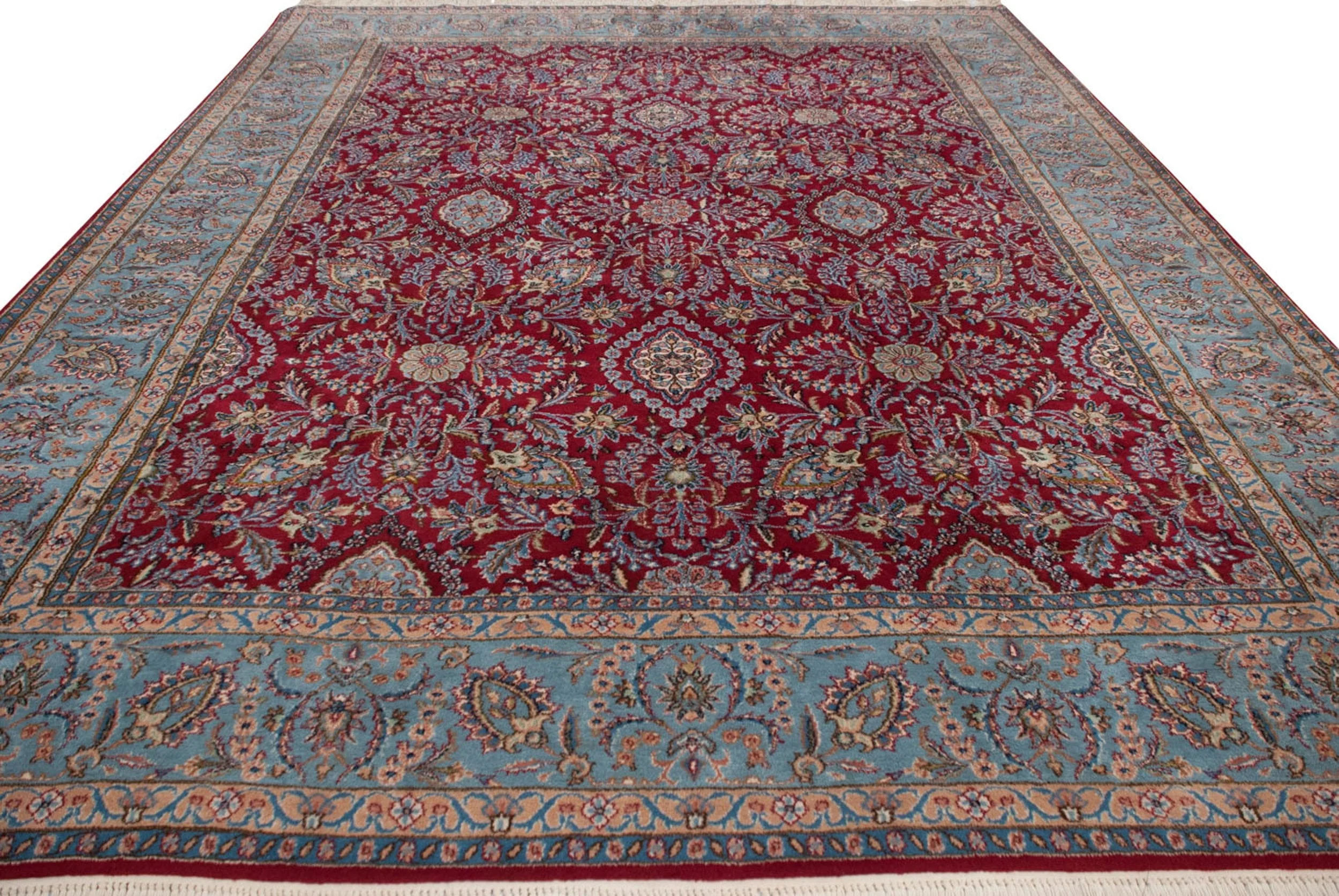 10x13.5 Vintage Kerman Carpet - Image 3