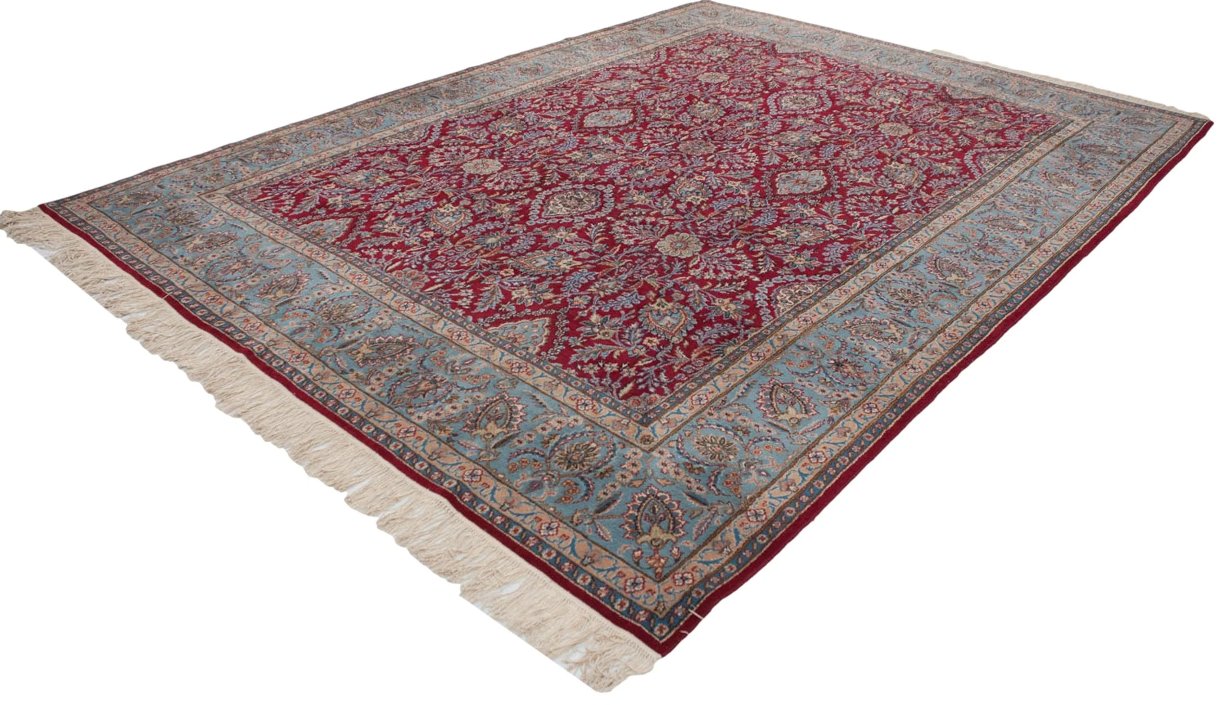 10x13.5 Vintage Kerman Carpet - Image 4