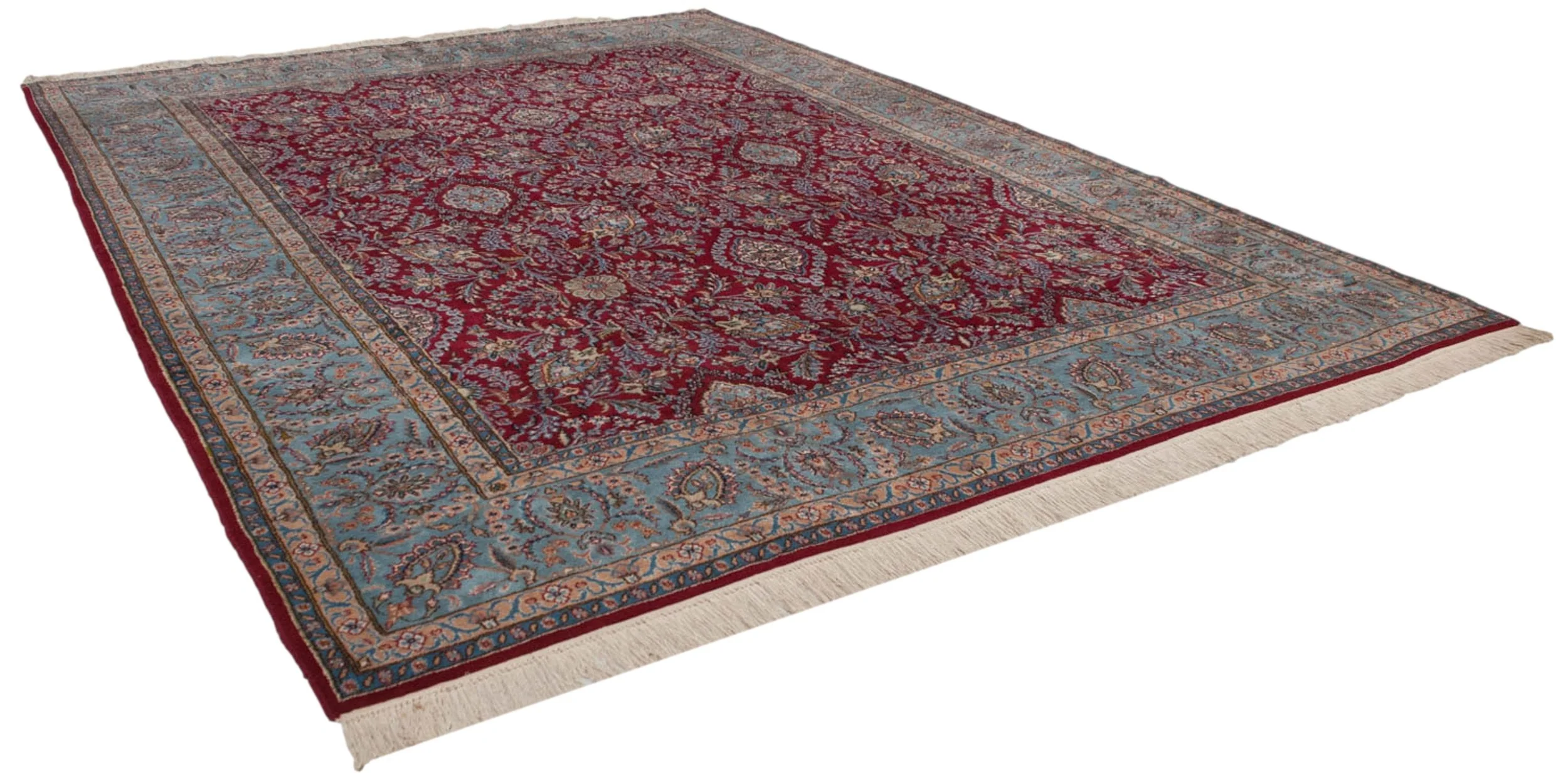 10x13.5 Vintage Kerman Carpet - Image 5