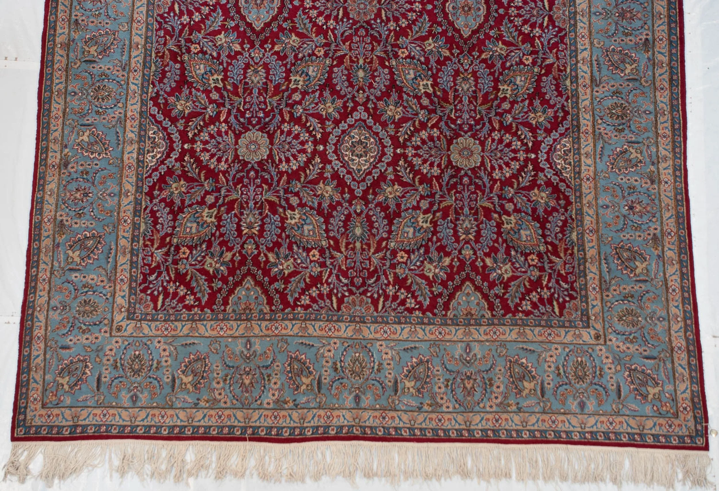 10x13.5 Vintage Kerman Carpet - Image 6