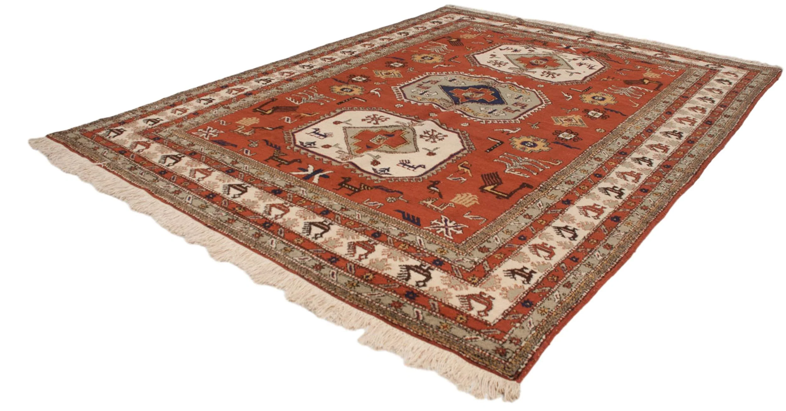 10x13.5 Vintage Meshkin Carpet - Image 10