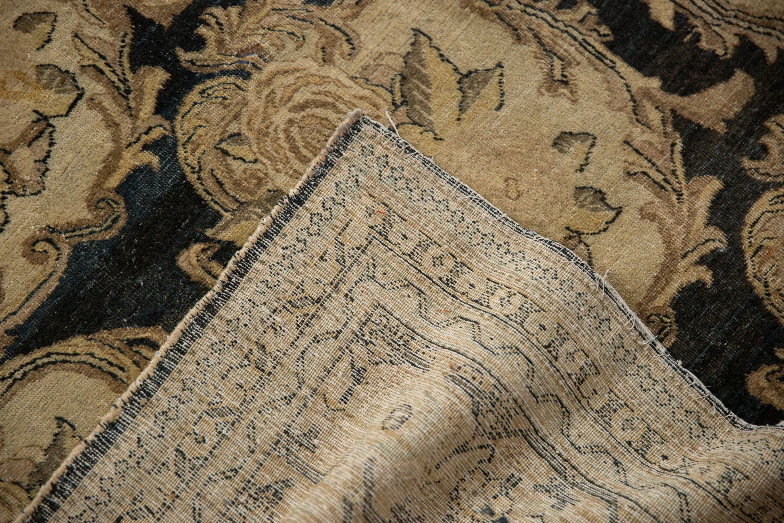 10x13 Antique Distressed Tabriz Carpet - Image 13