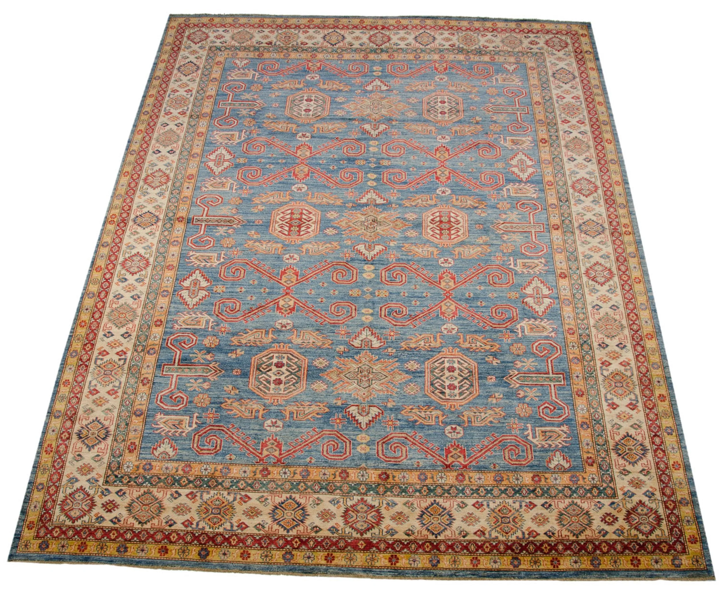10x13 New Fine Pakistani Caucasian Design Carpet - Image 4