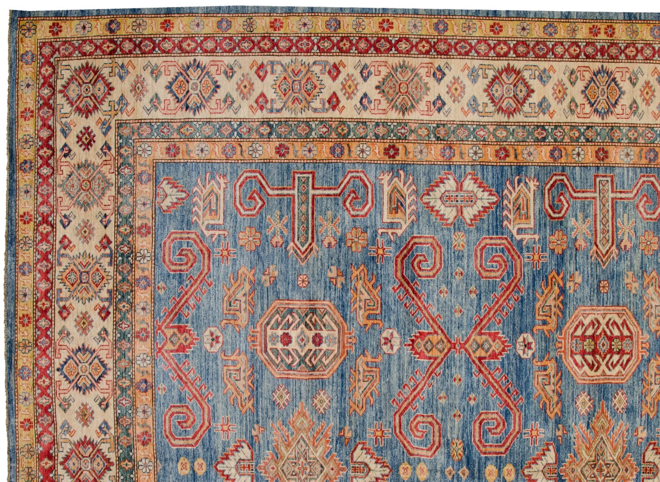 10x13 New Fine Pakistani Caucasian Design Carpet - Image 8