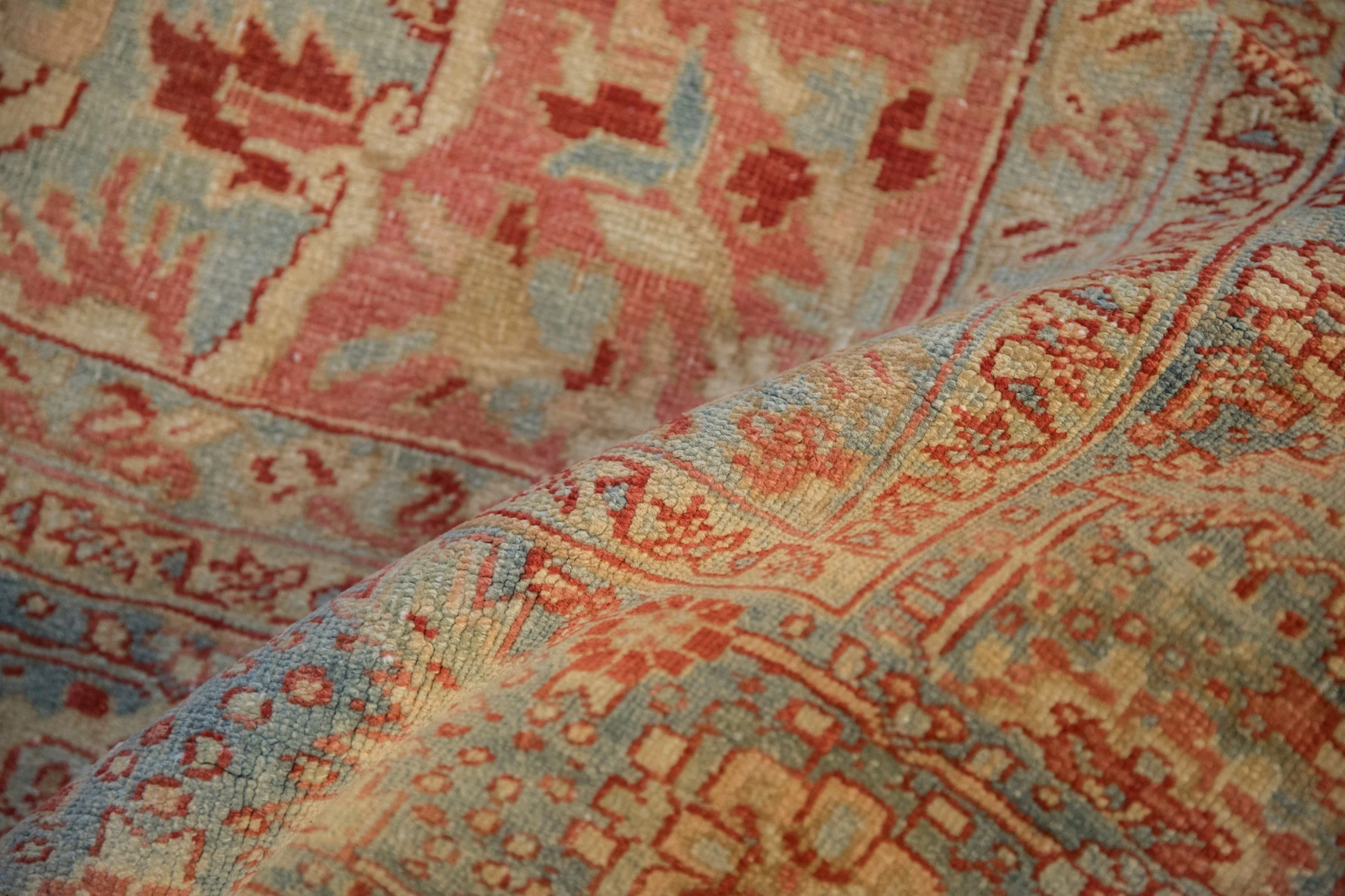 10x13 Vintage Distressed Heriz Carpet - Image 15