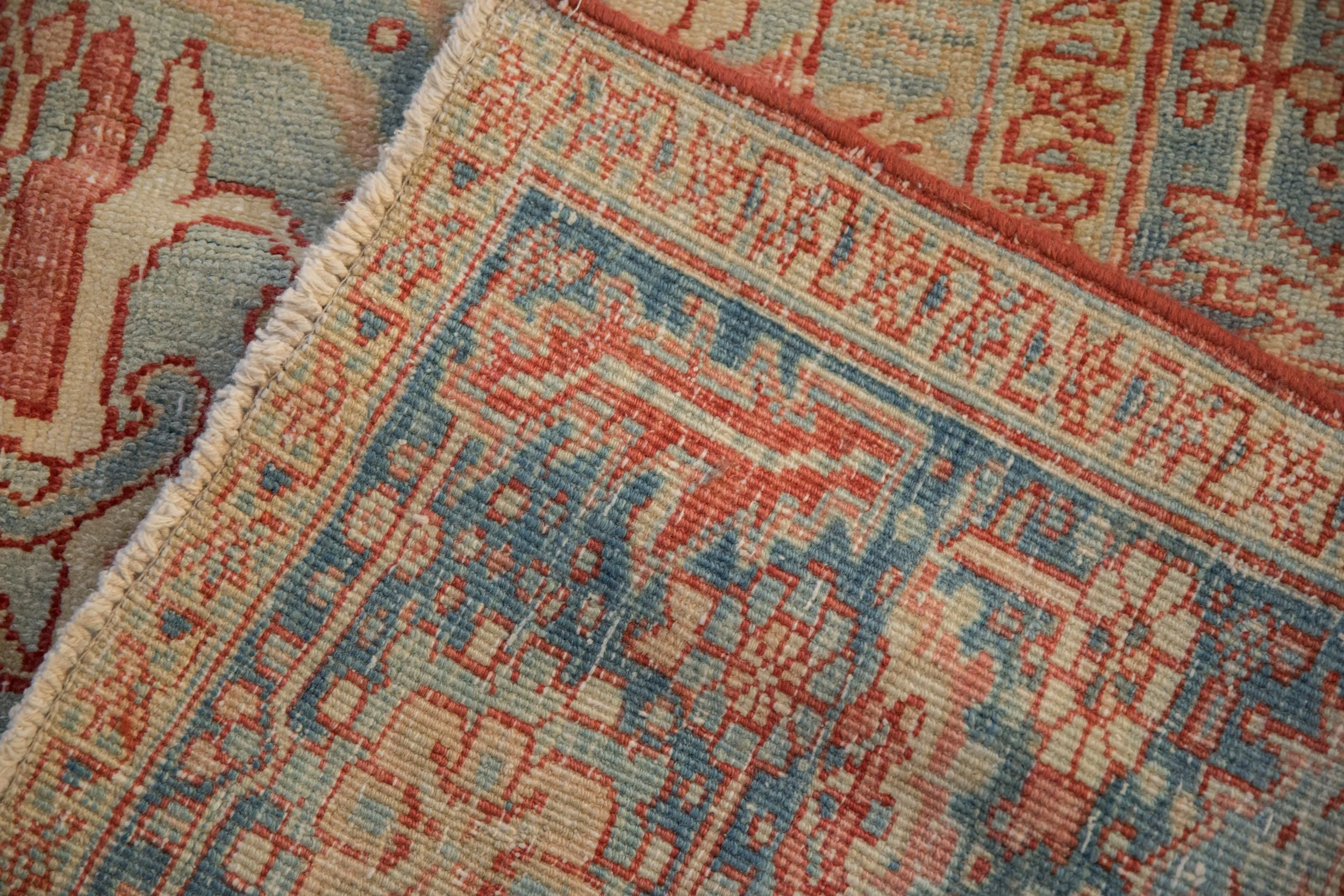 10x13 Vintage Distressed Heriz Carpet - Image 16