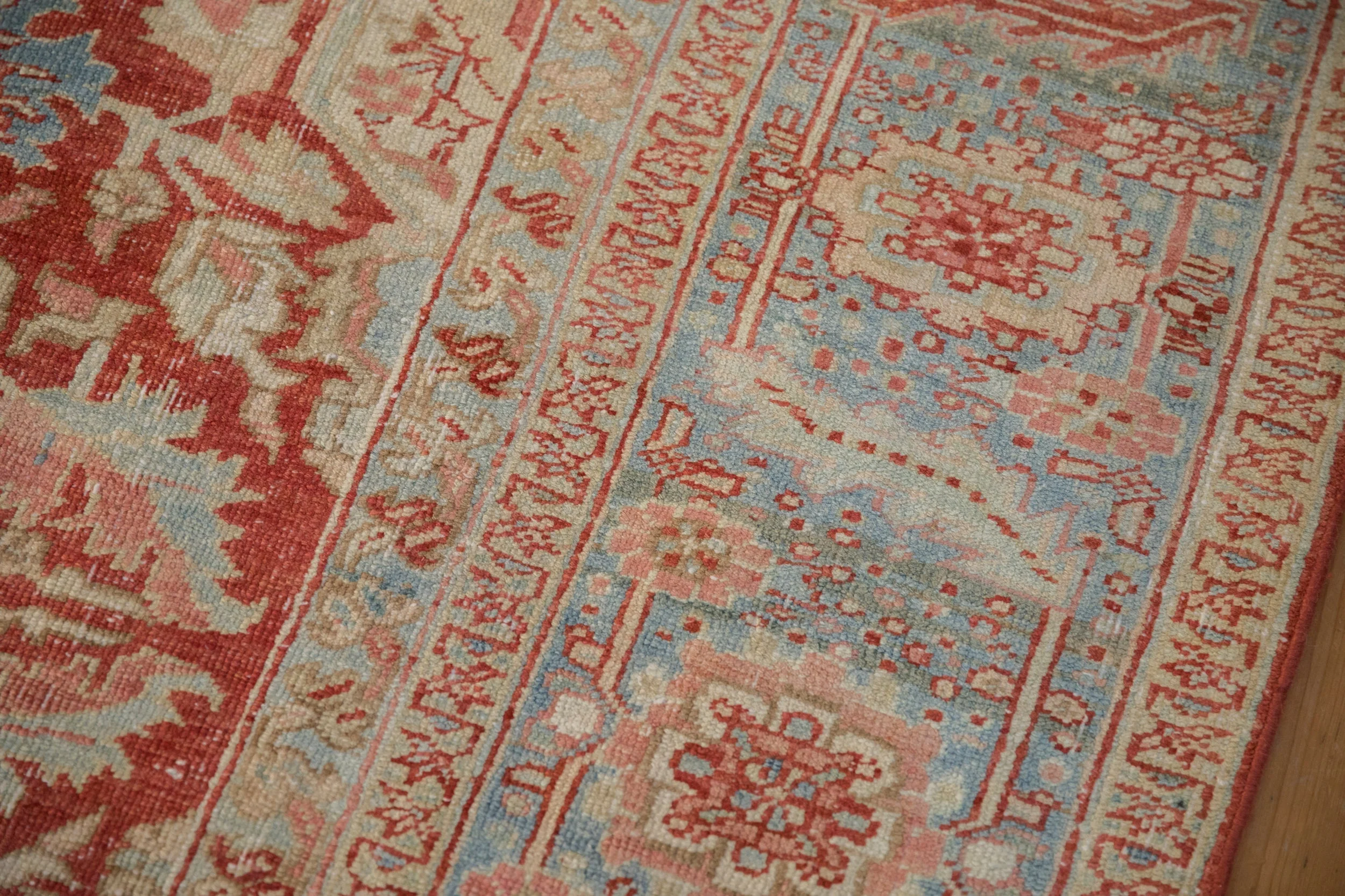 10x13 Vintage Distressed Heriz Carpet - Image 9