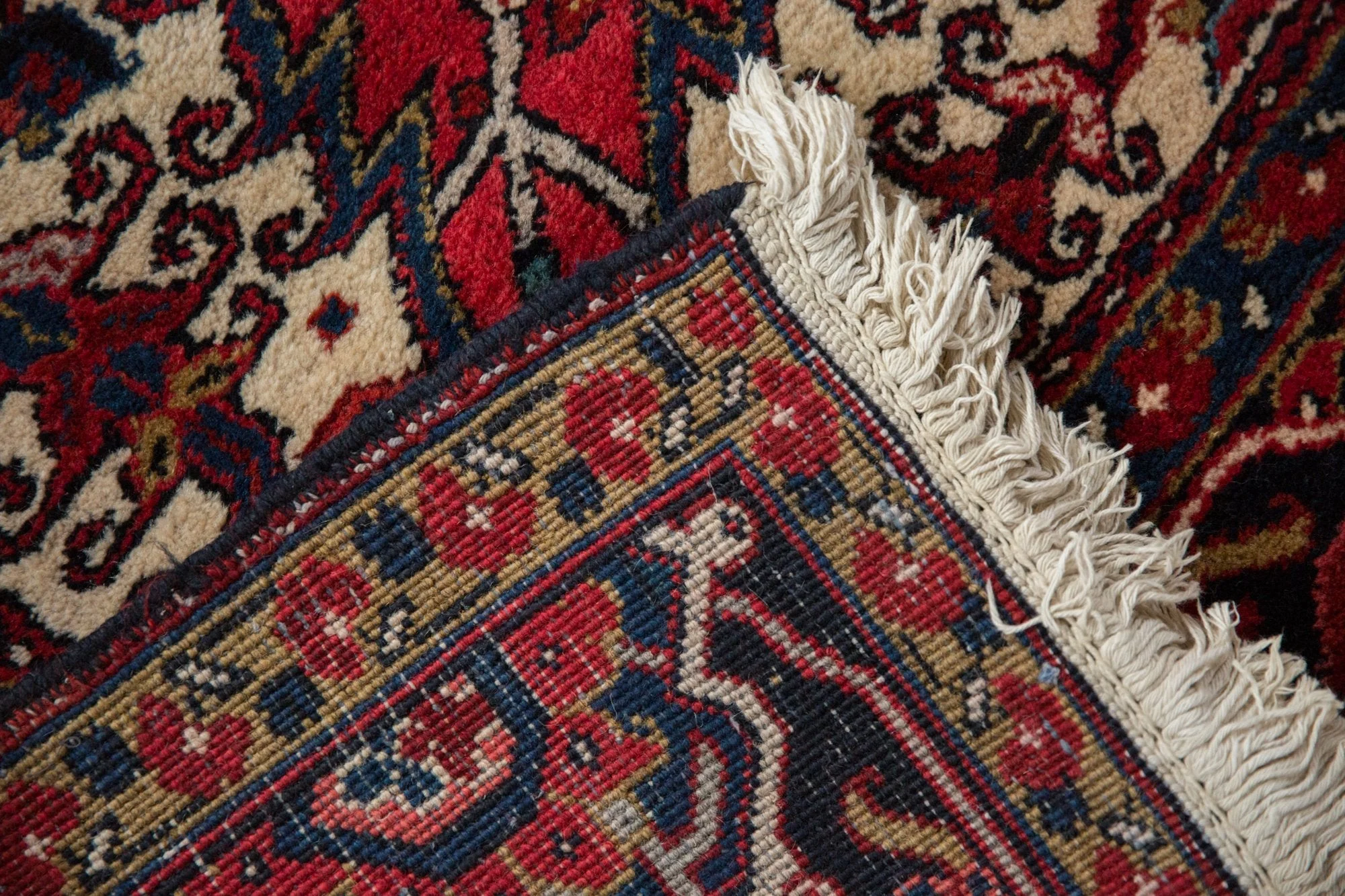 10x13 Vintage Heriz Carpet - Image 10