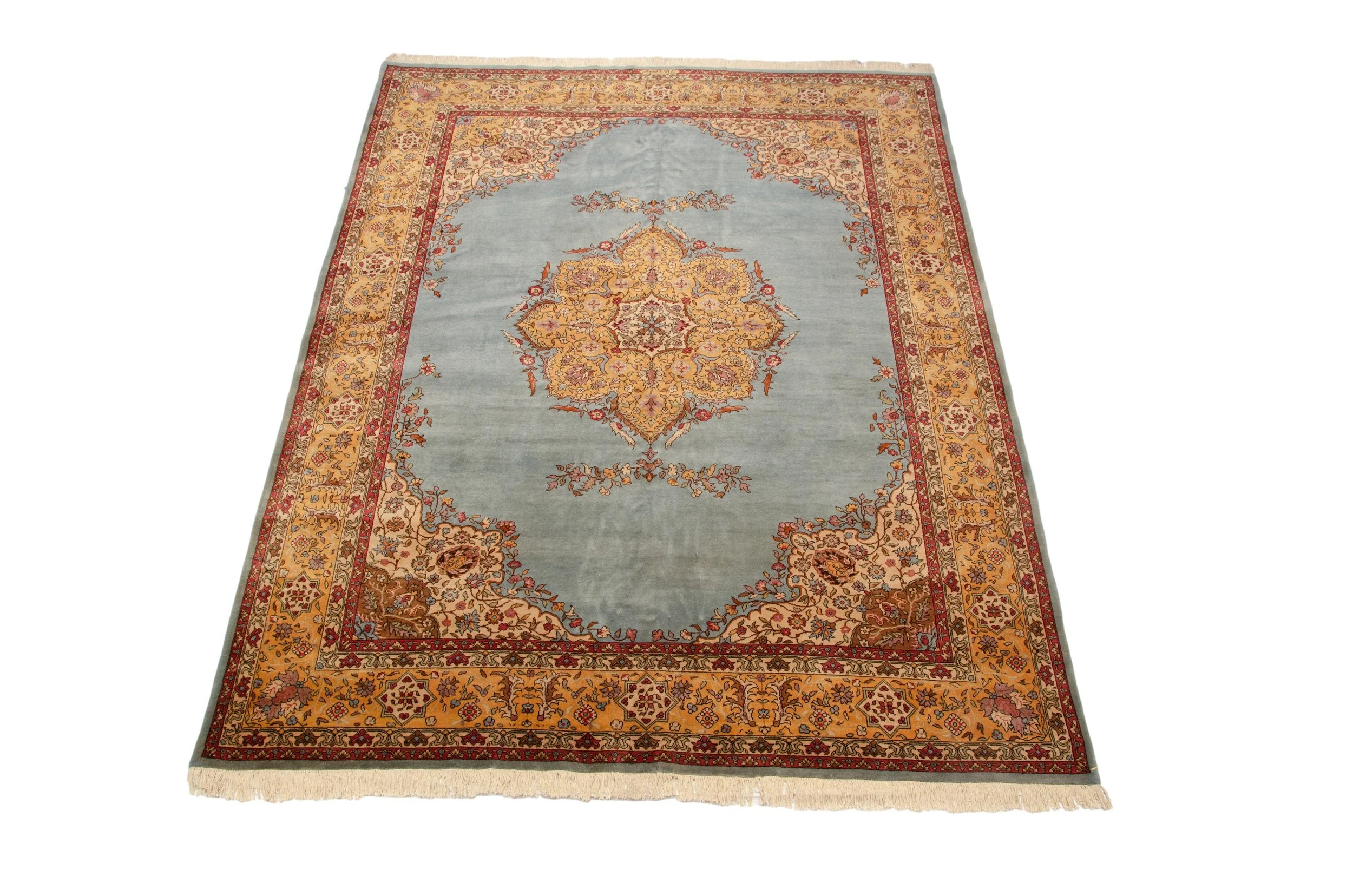RESERVED 10x13 Vintage Romanian Tabriz Design Carpet - Image 2