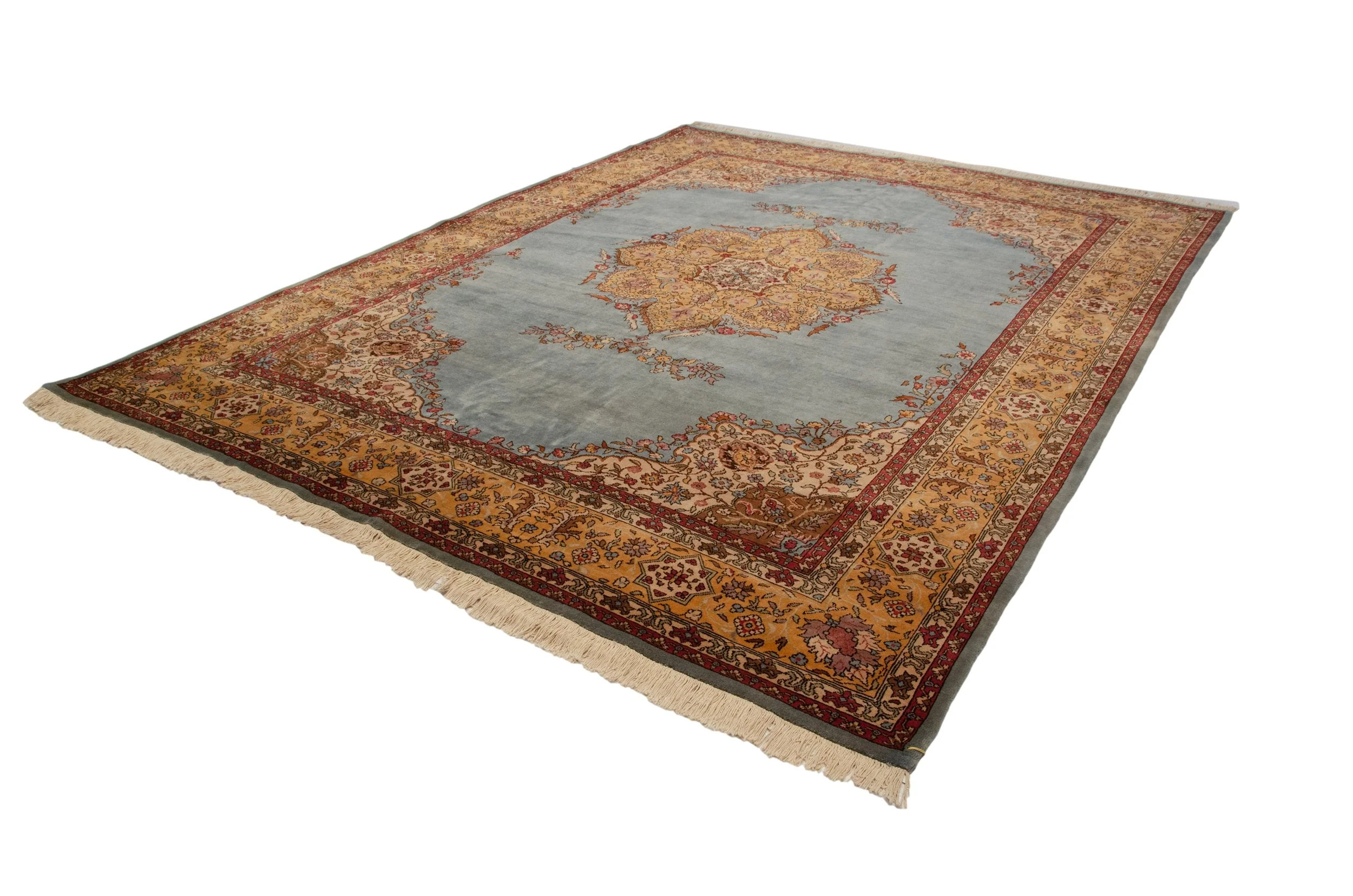 RESERVED 10x13 Vintage Romanian Tabriz Design Carpet - Image 4