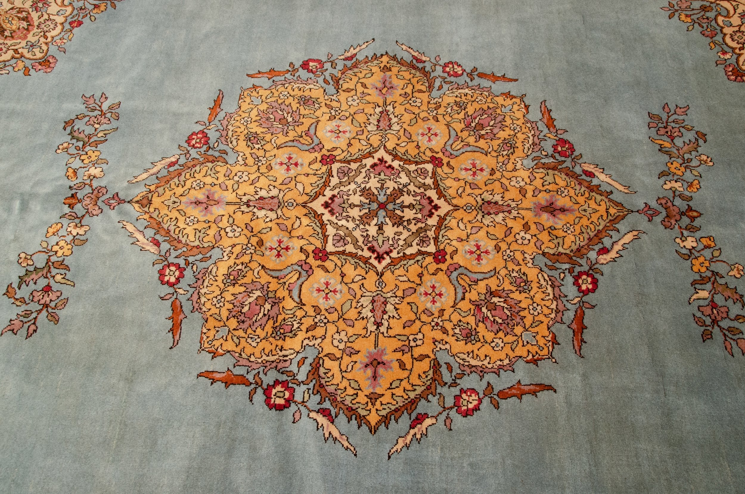 RESERVED 10x13 Vintage Romanian Tabriz Design Carpet - Image 5