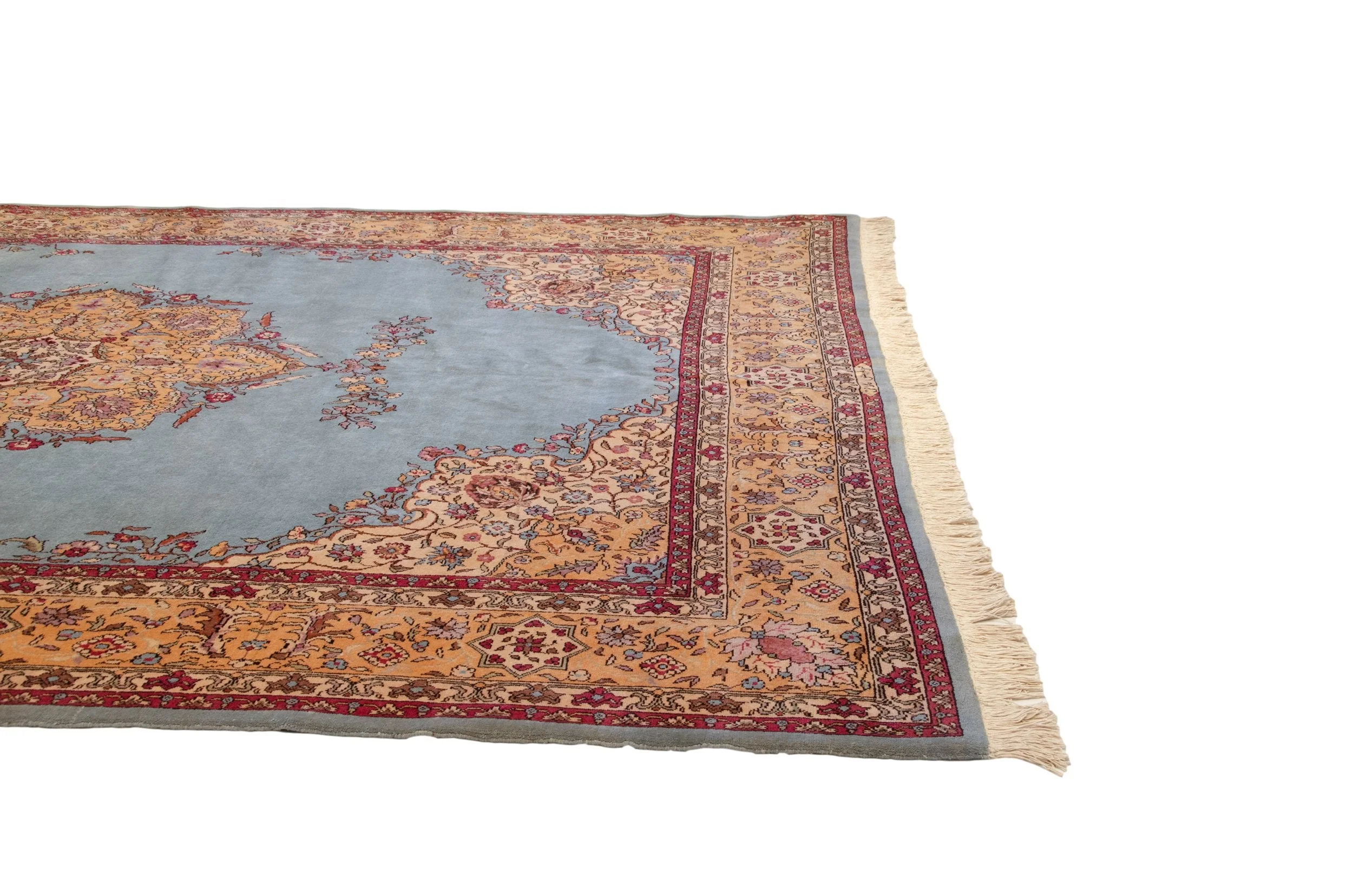 RESERVED 10x13 Vintage Romanian Tabriz Design Carpet - Image 6