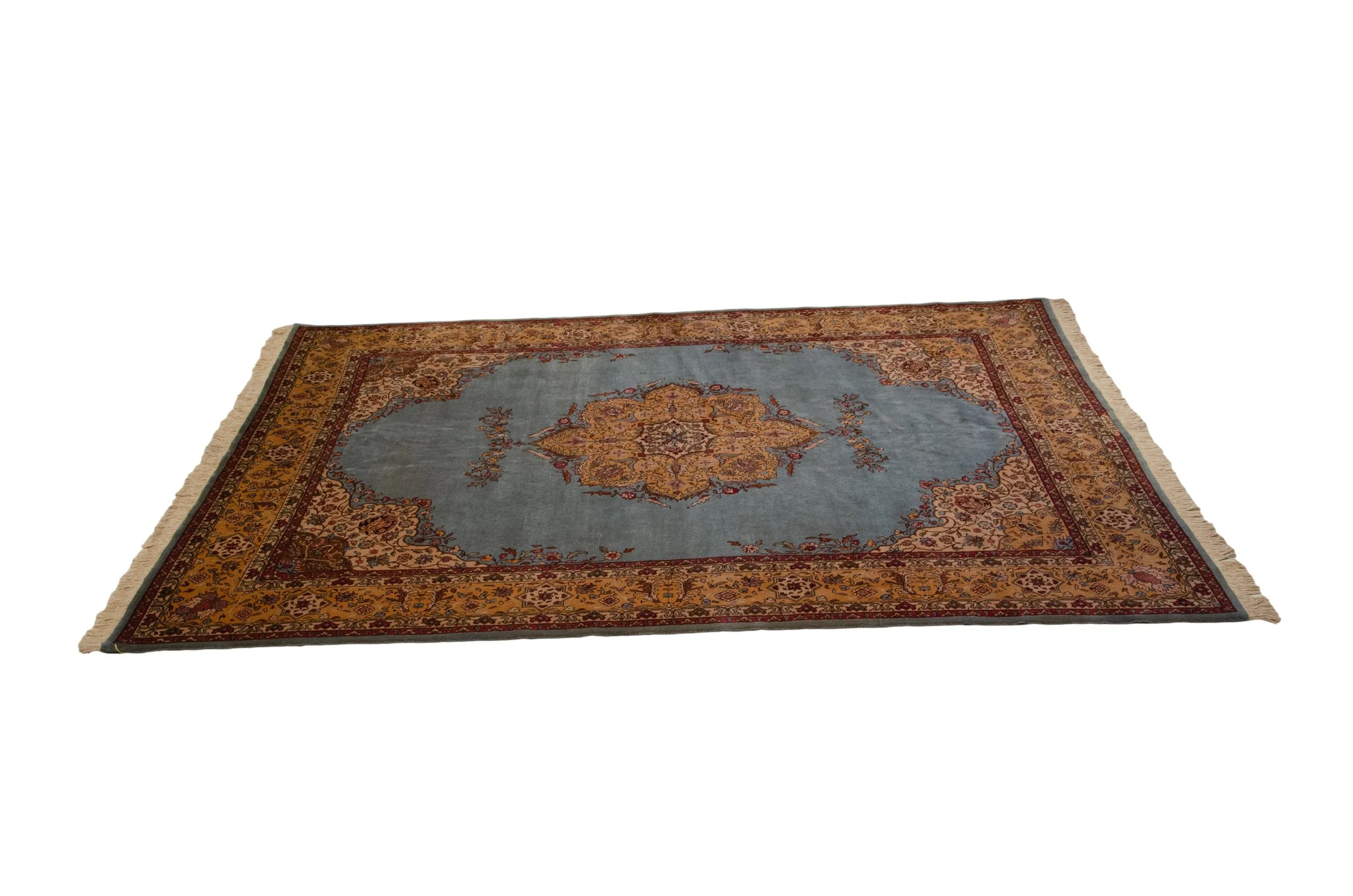 RESERVED 10x13 Vintage Romanian Tabriz Design Carpet - Image 7