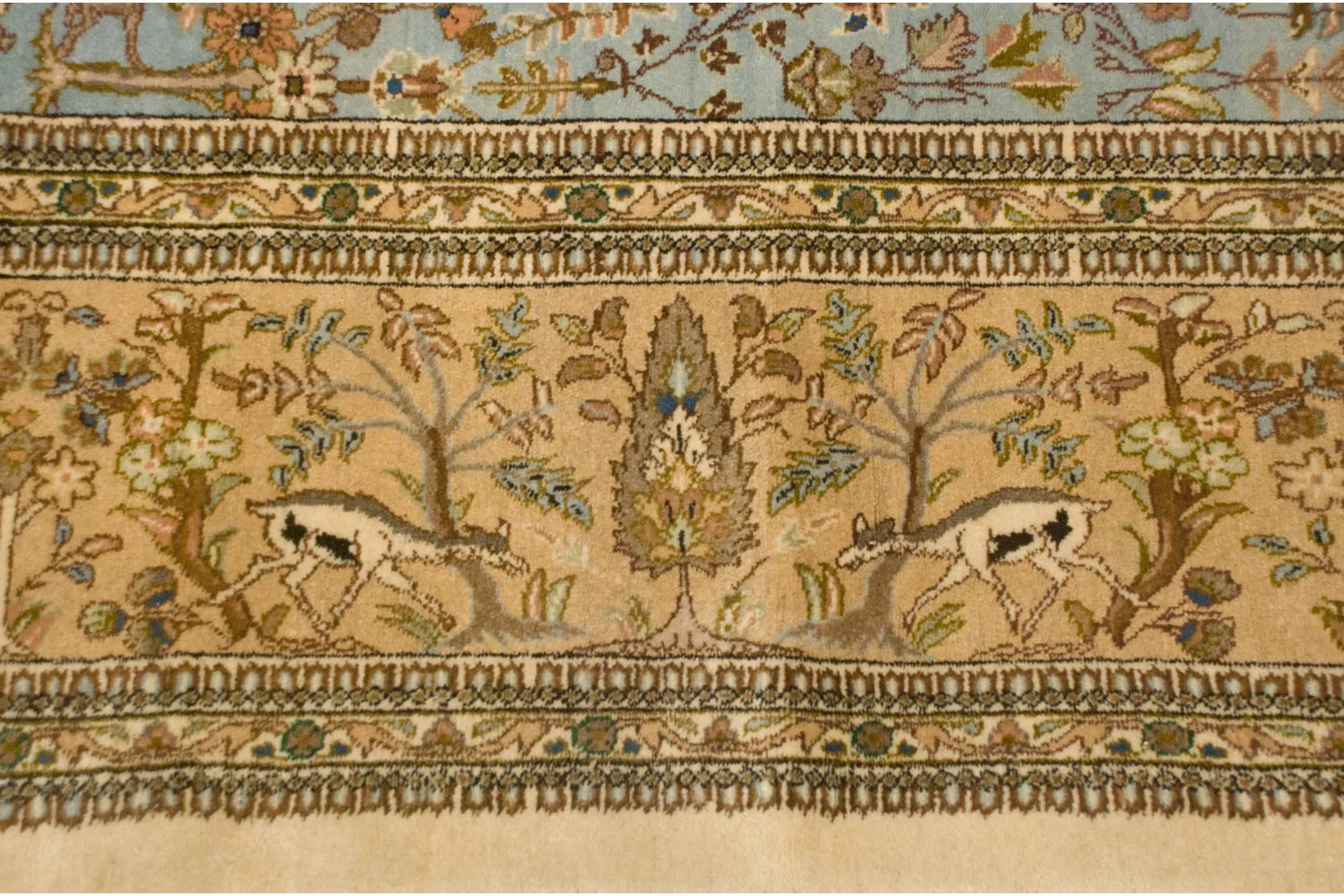 10x13 Vintage Tabriz Carpet - Image 10