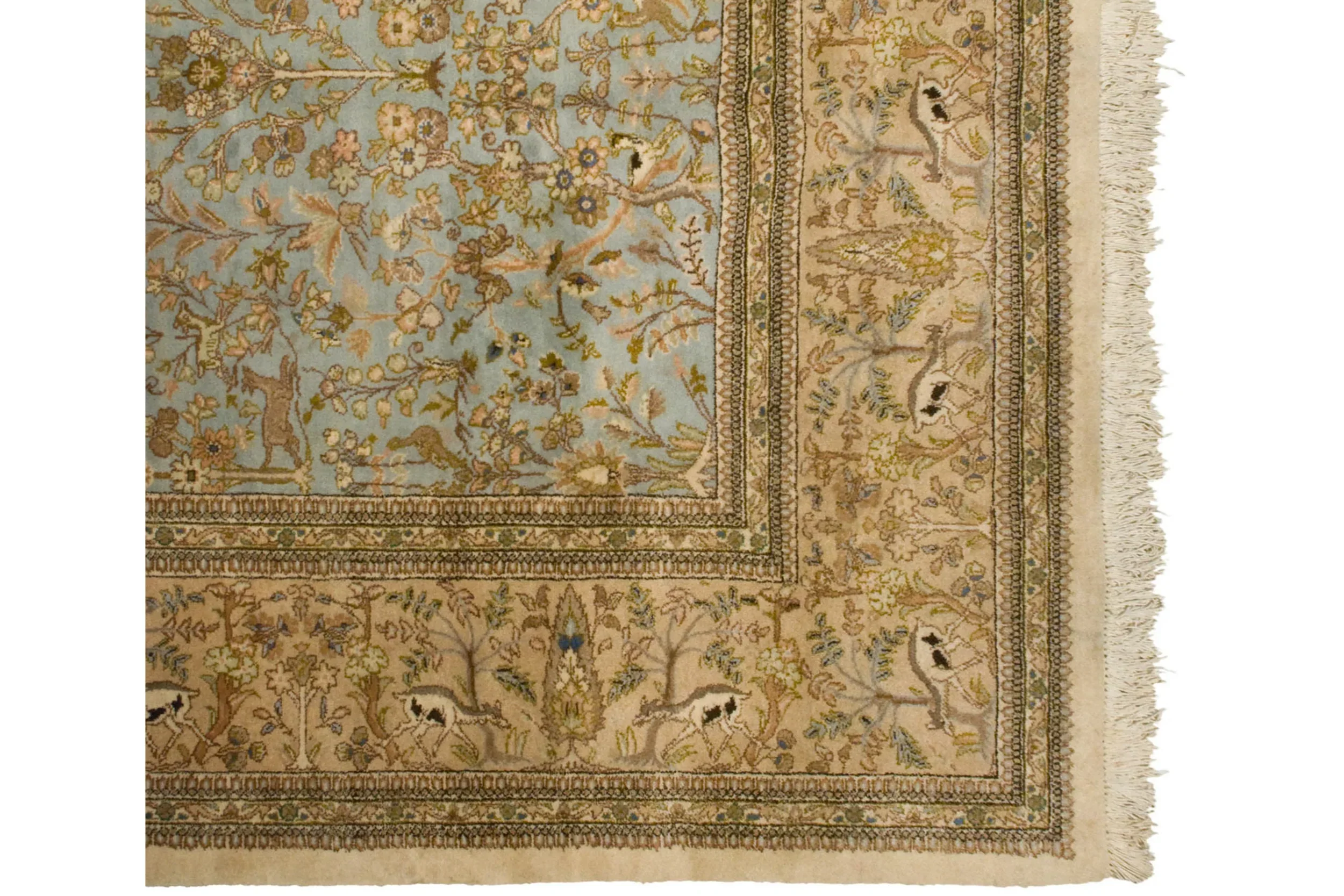 10x13 Vintage Tabriz Carpet - Image 12