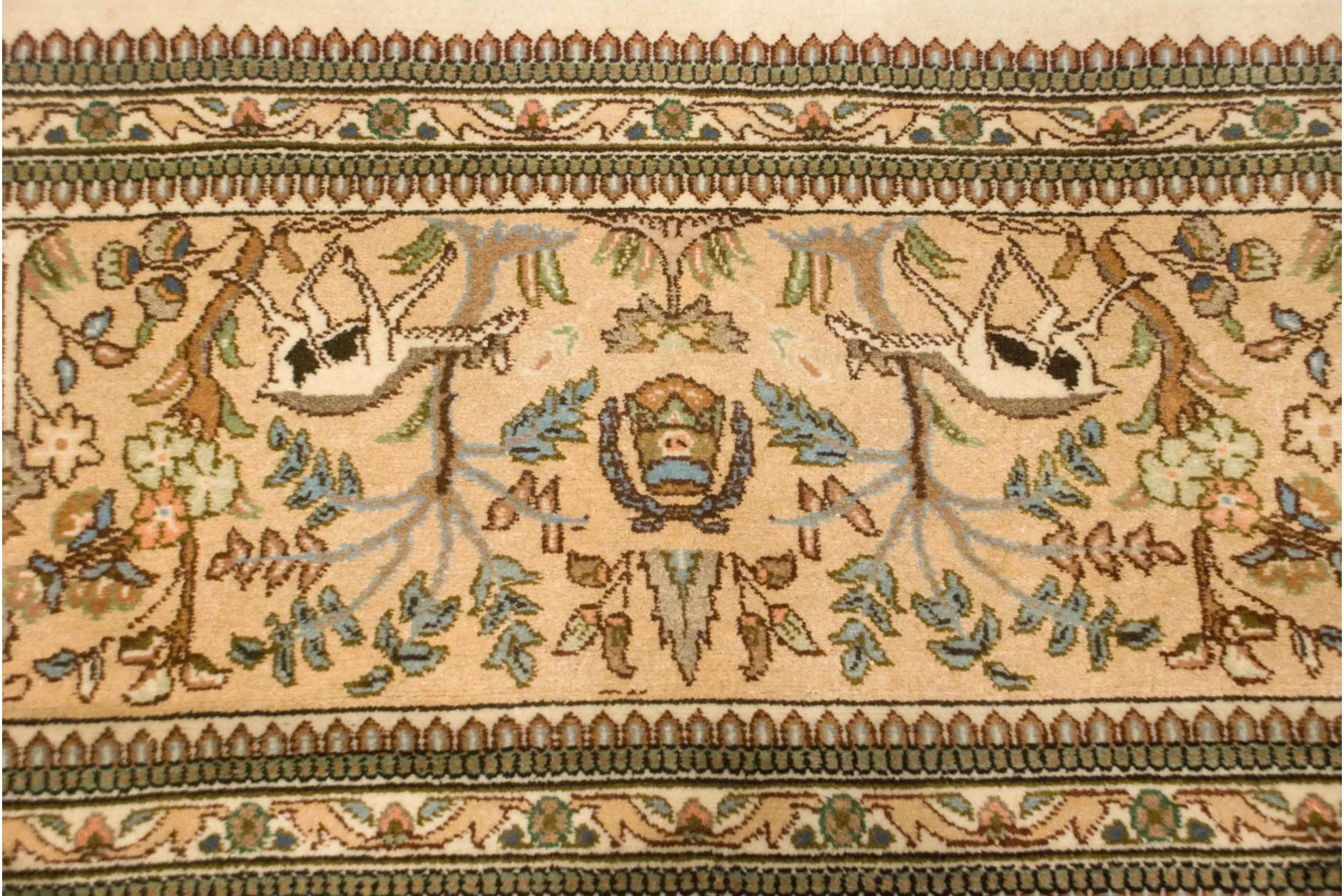 10x13 Vintage Tabriz Carpet - Image 15