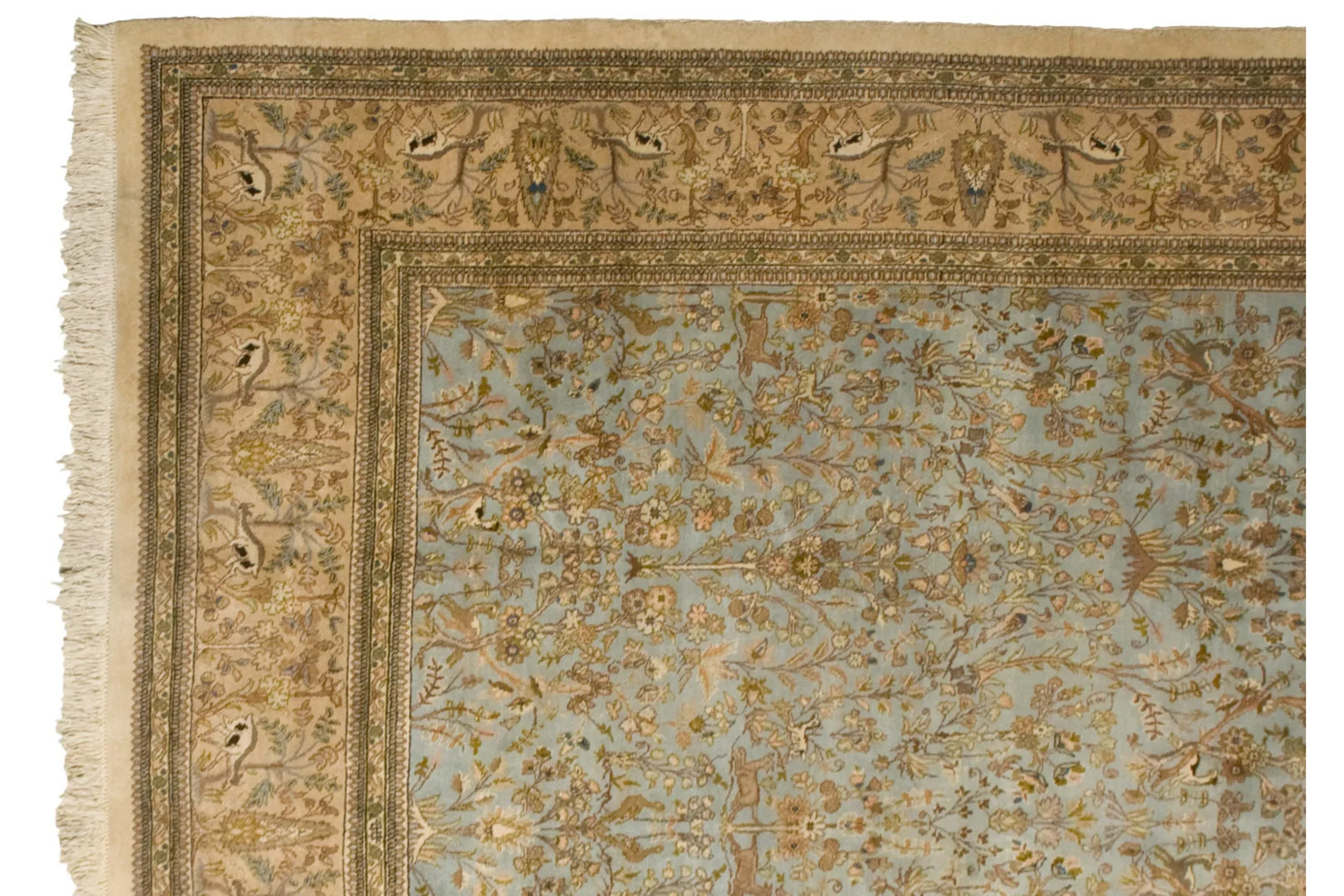 10x13 Vintage Tabriz Carpet - Image 16