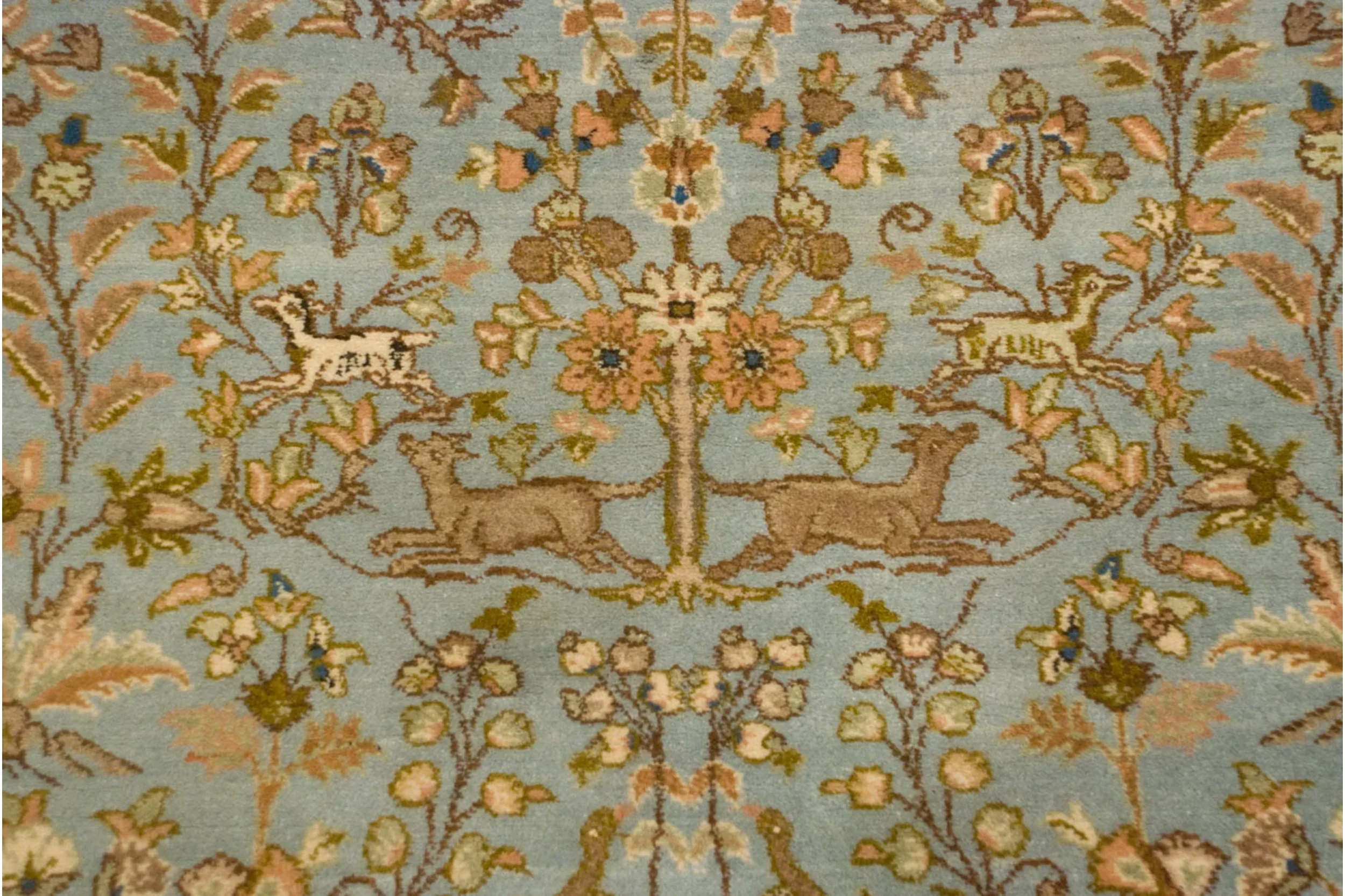 10x13 Vintage Tabriz Carpet - Image 7