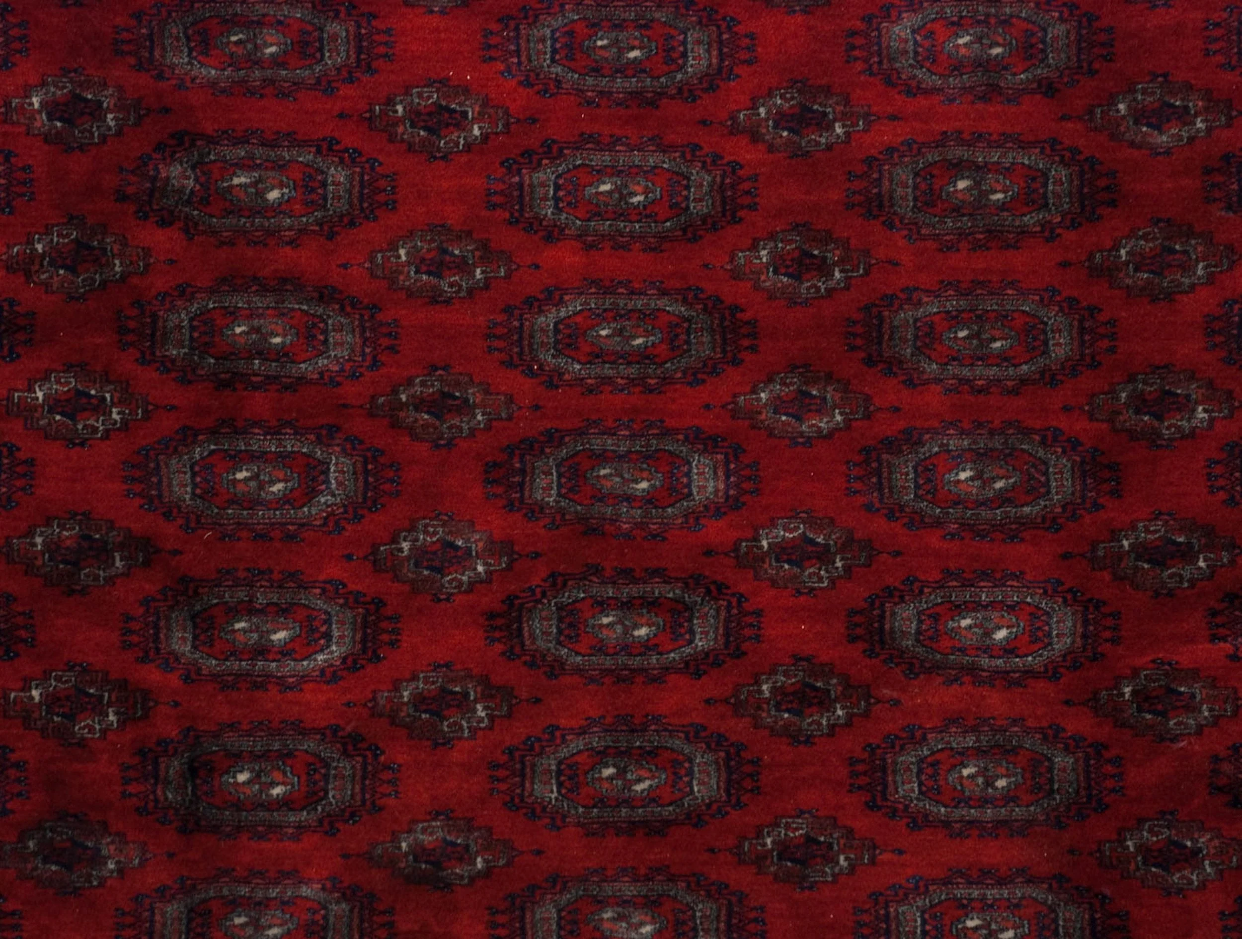 10x14.5 Vintage Fine Pakistani Turkmen Design Carpet - Image 12