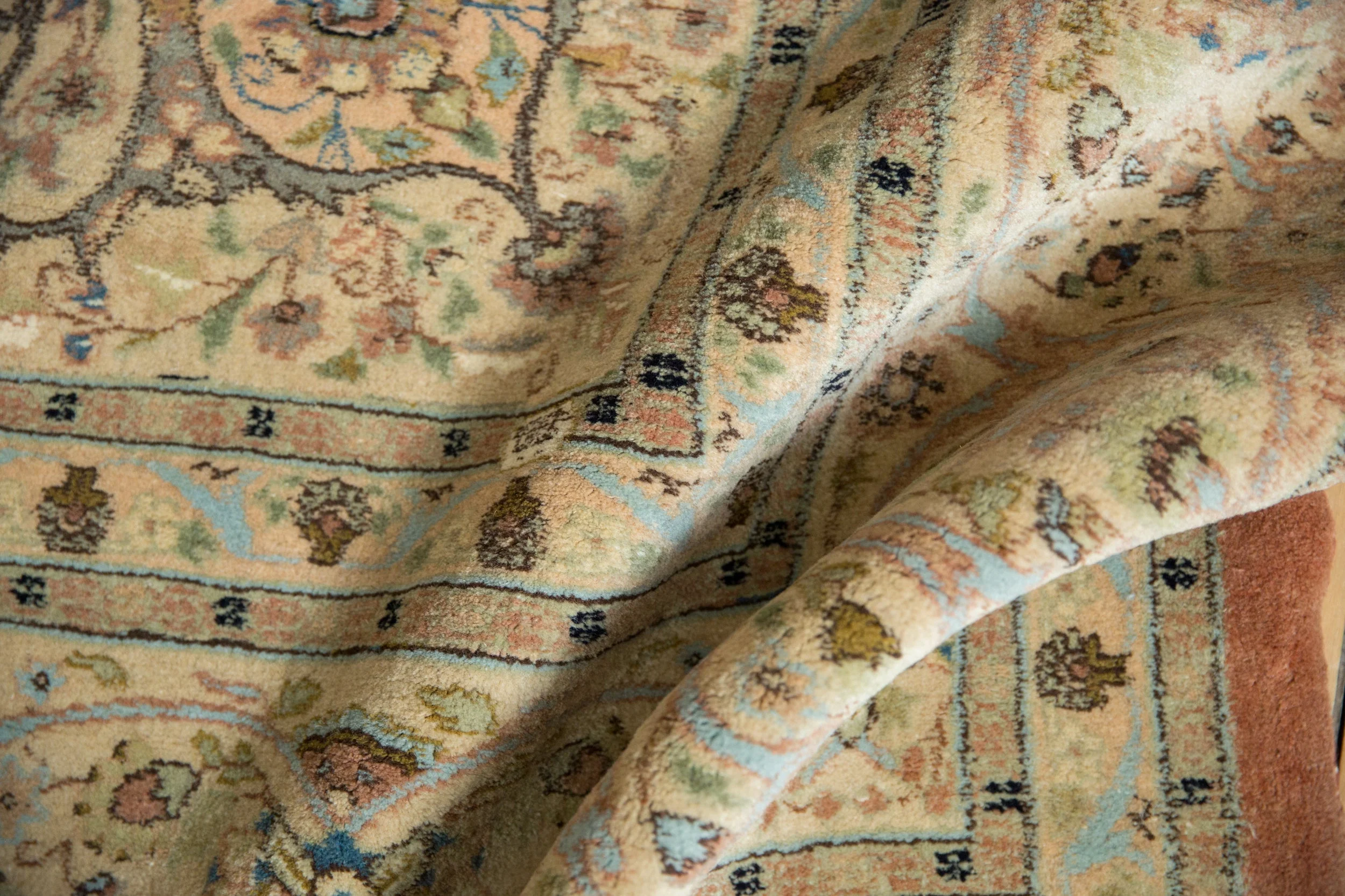 10x14.5 Vintage Tabriz Carpet - Image 12