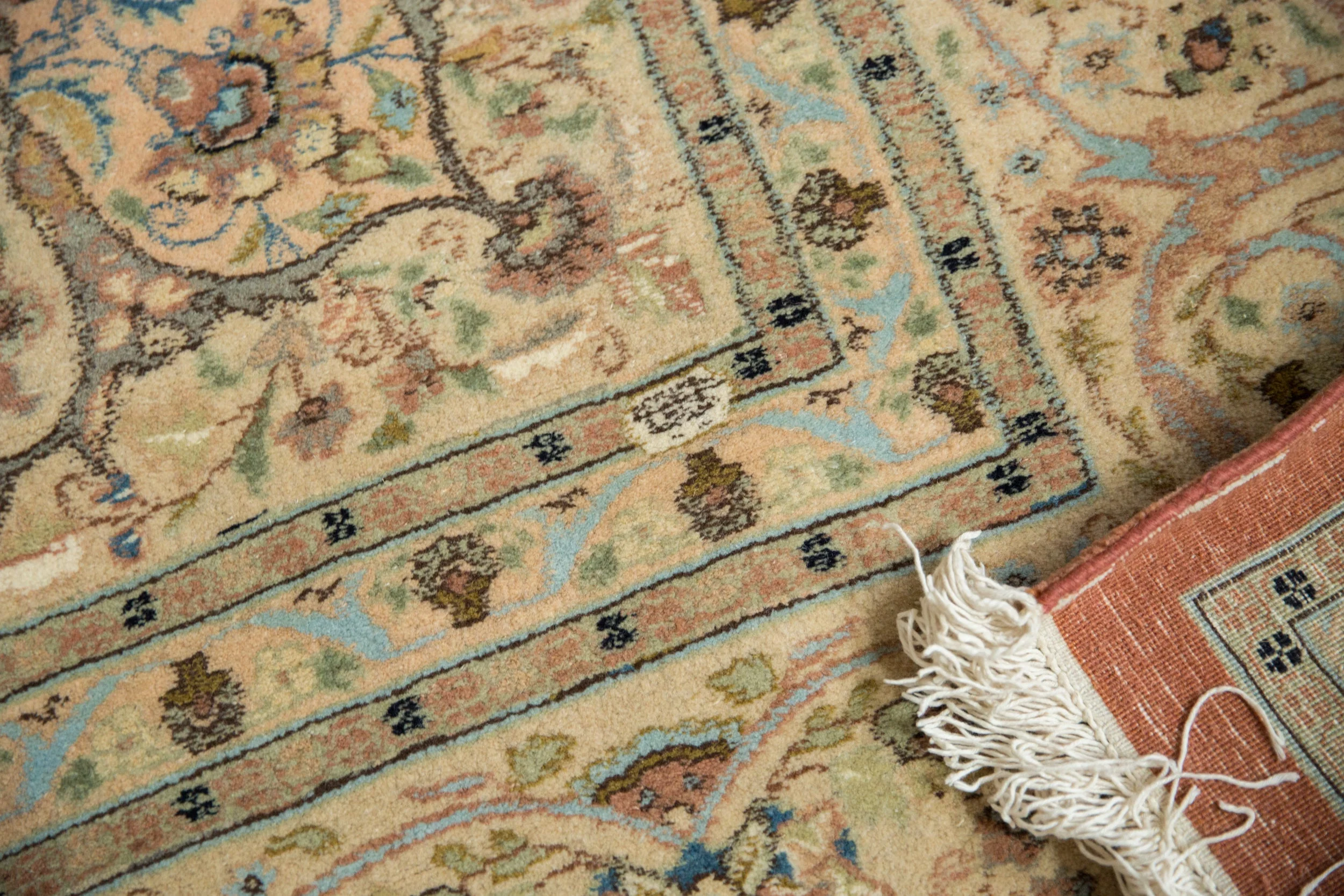 10x14.5 Vintage Tabriz Carpet - Image 14