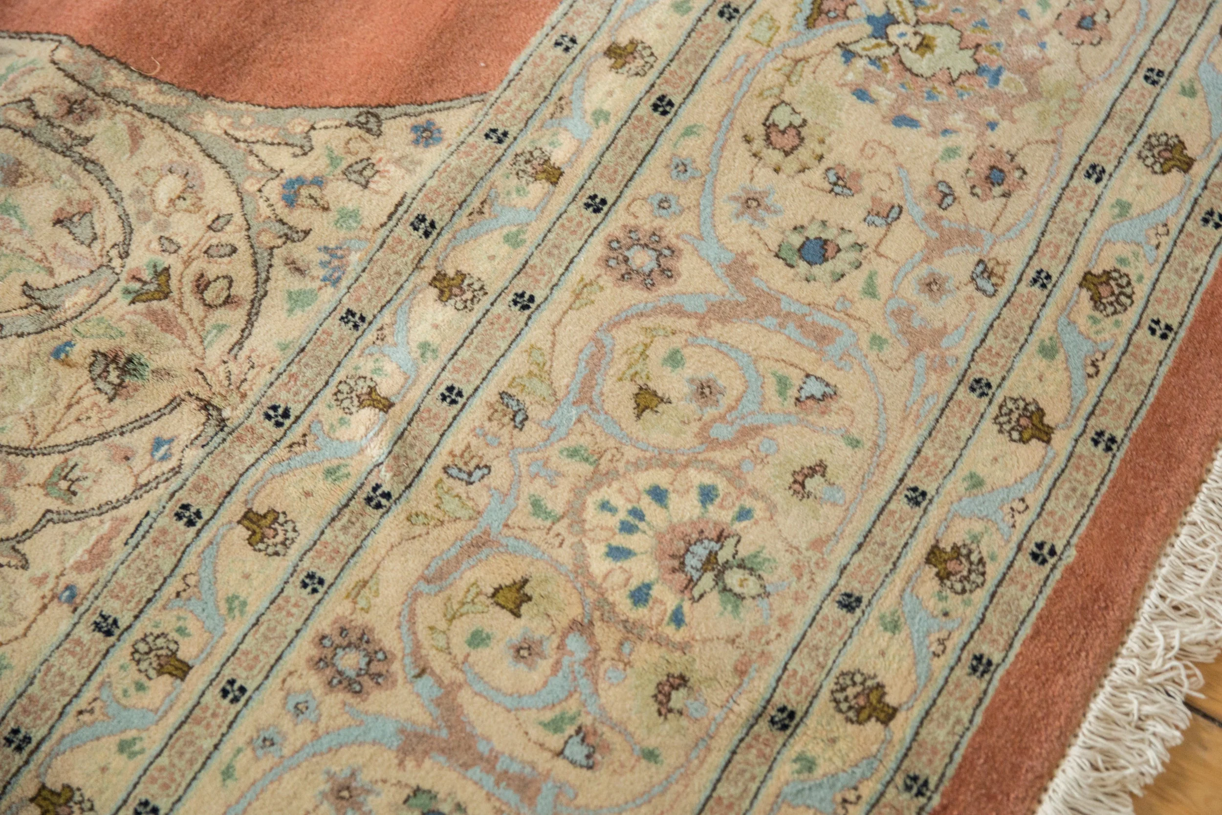 10x14.5 Vintage Tabriz Carpet - Image 9