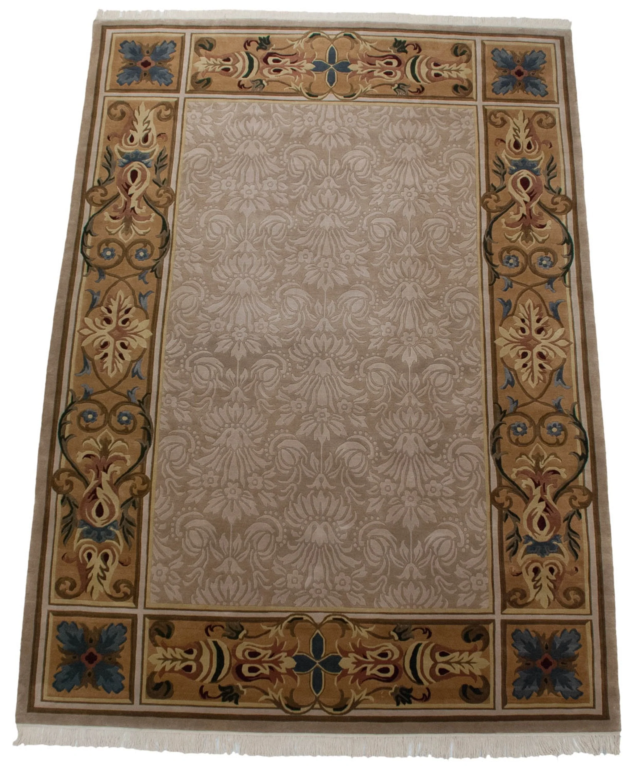 10x14 Indian Savonnerie Design Carpet - Image 2