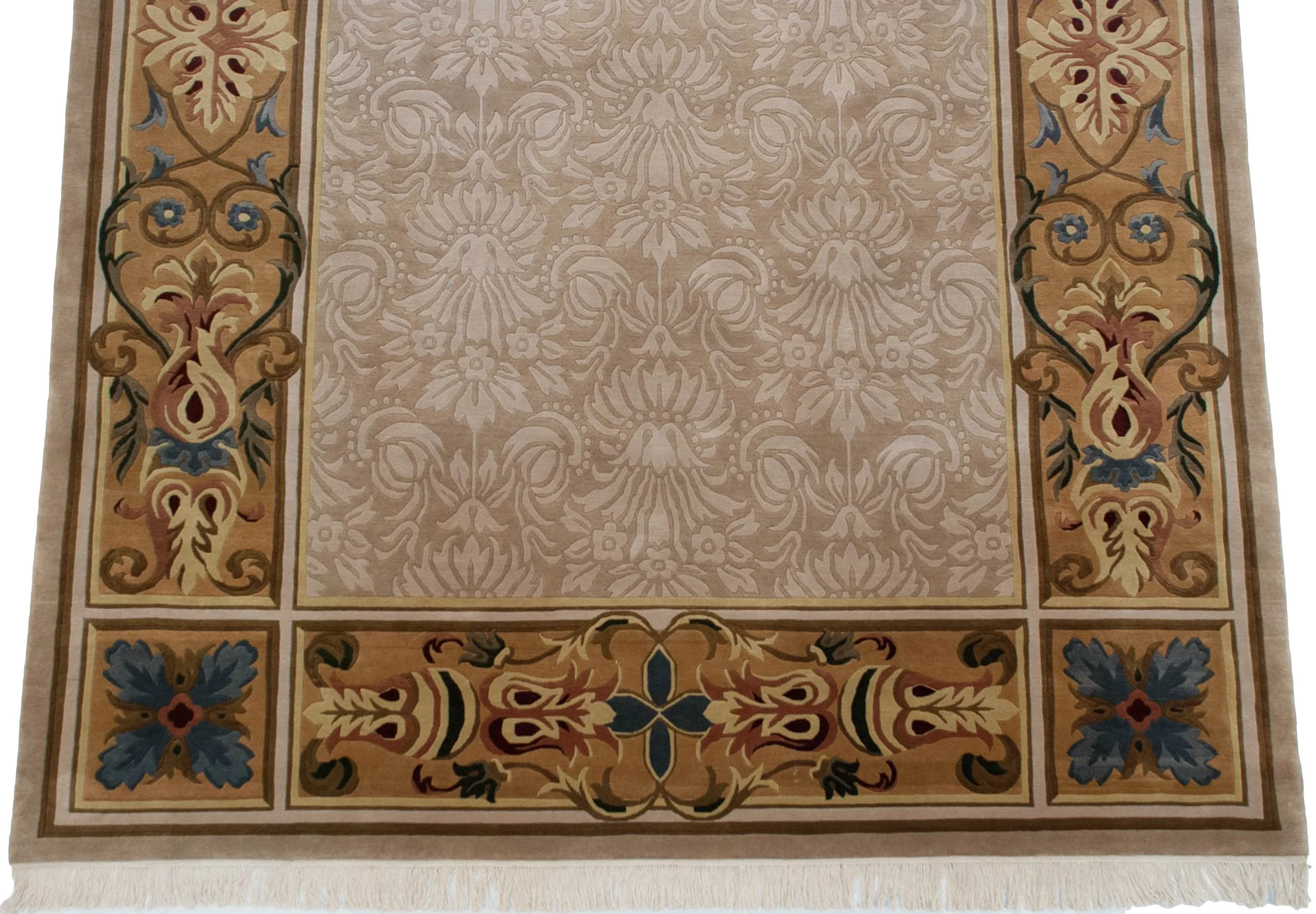 10x14 Indian Savonnerie Design Carpet - Image 7