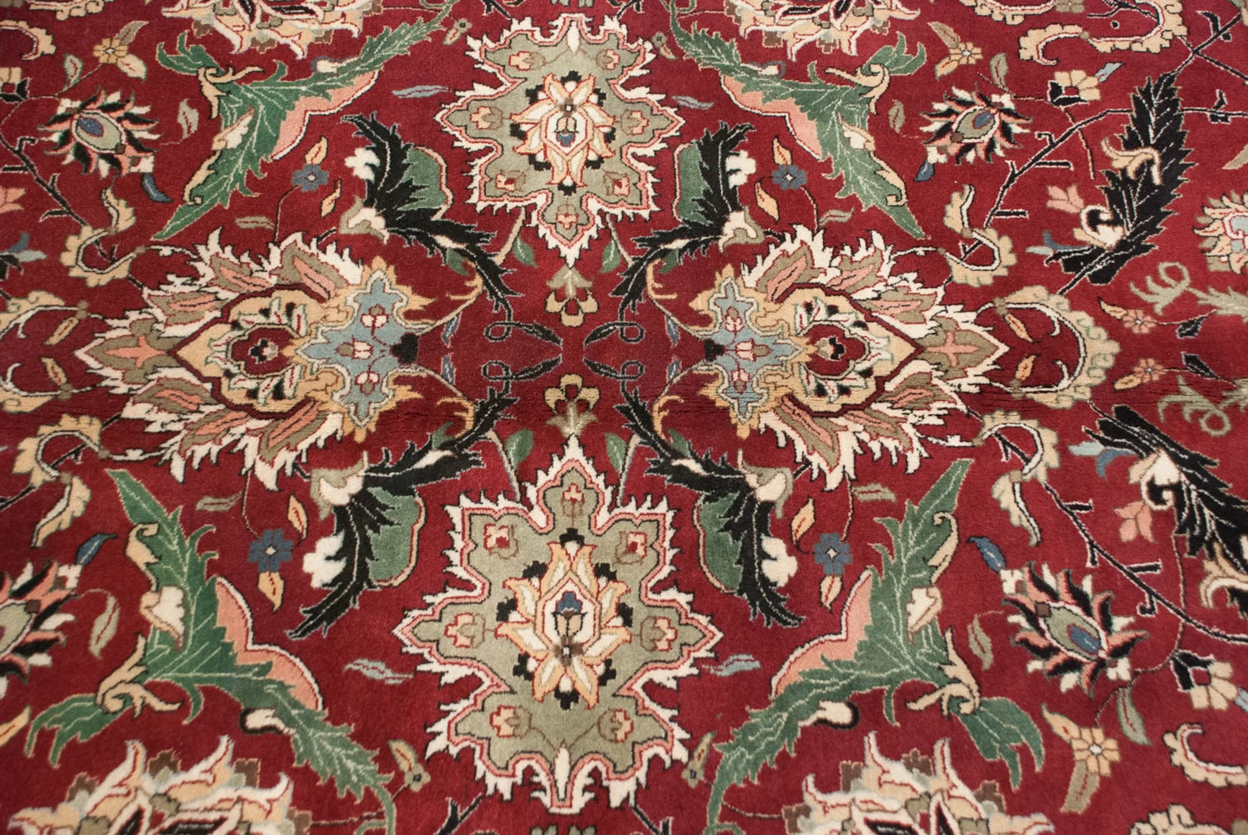 10x14 Vintage Agra Carpet - Image 7