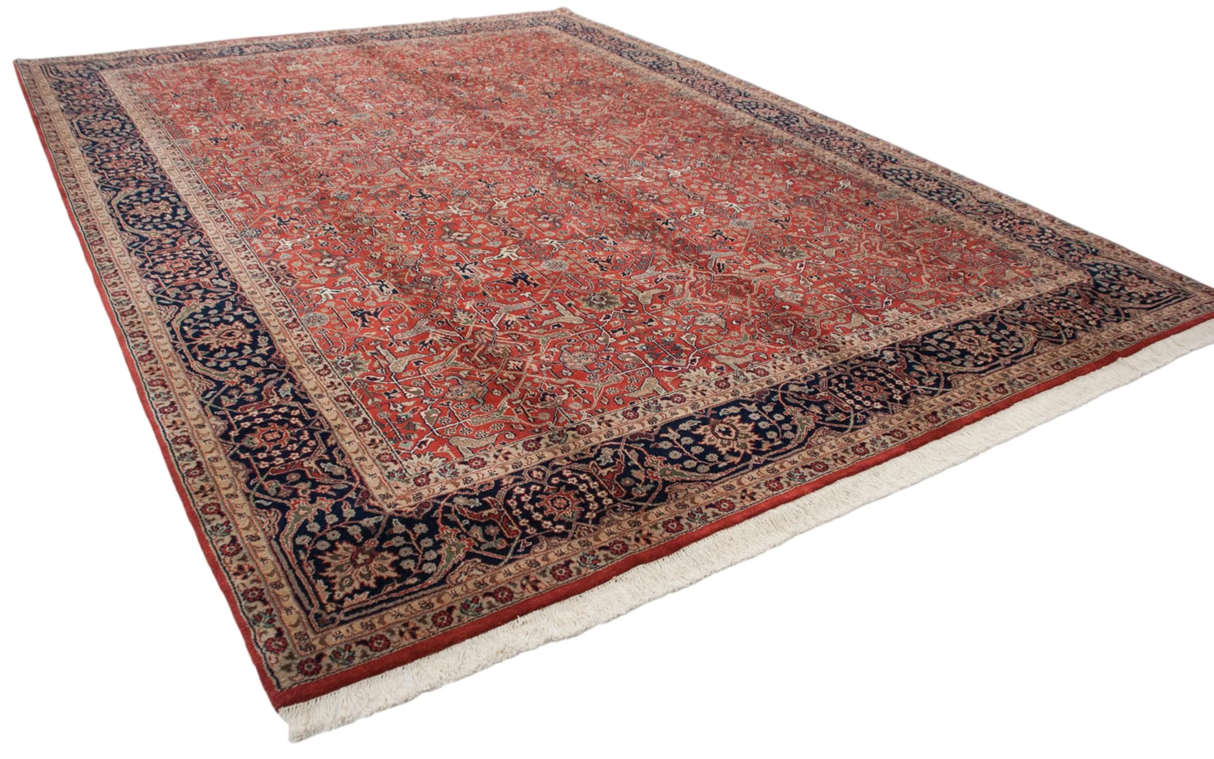 10x14 Vintage Agra Carpet - Image 5