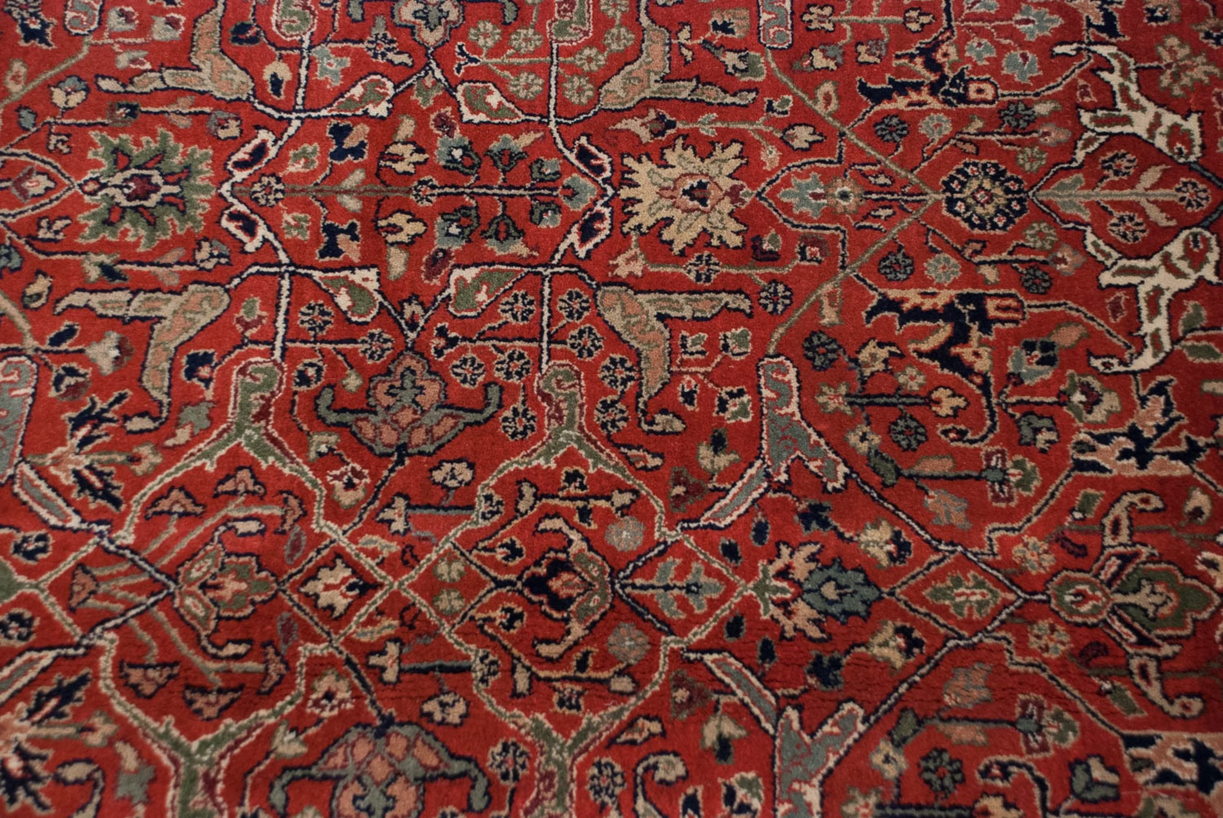 10x14 Vintage Agra Carpet - Image 8