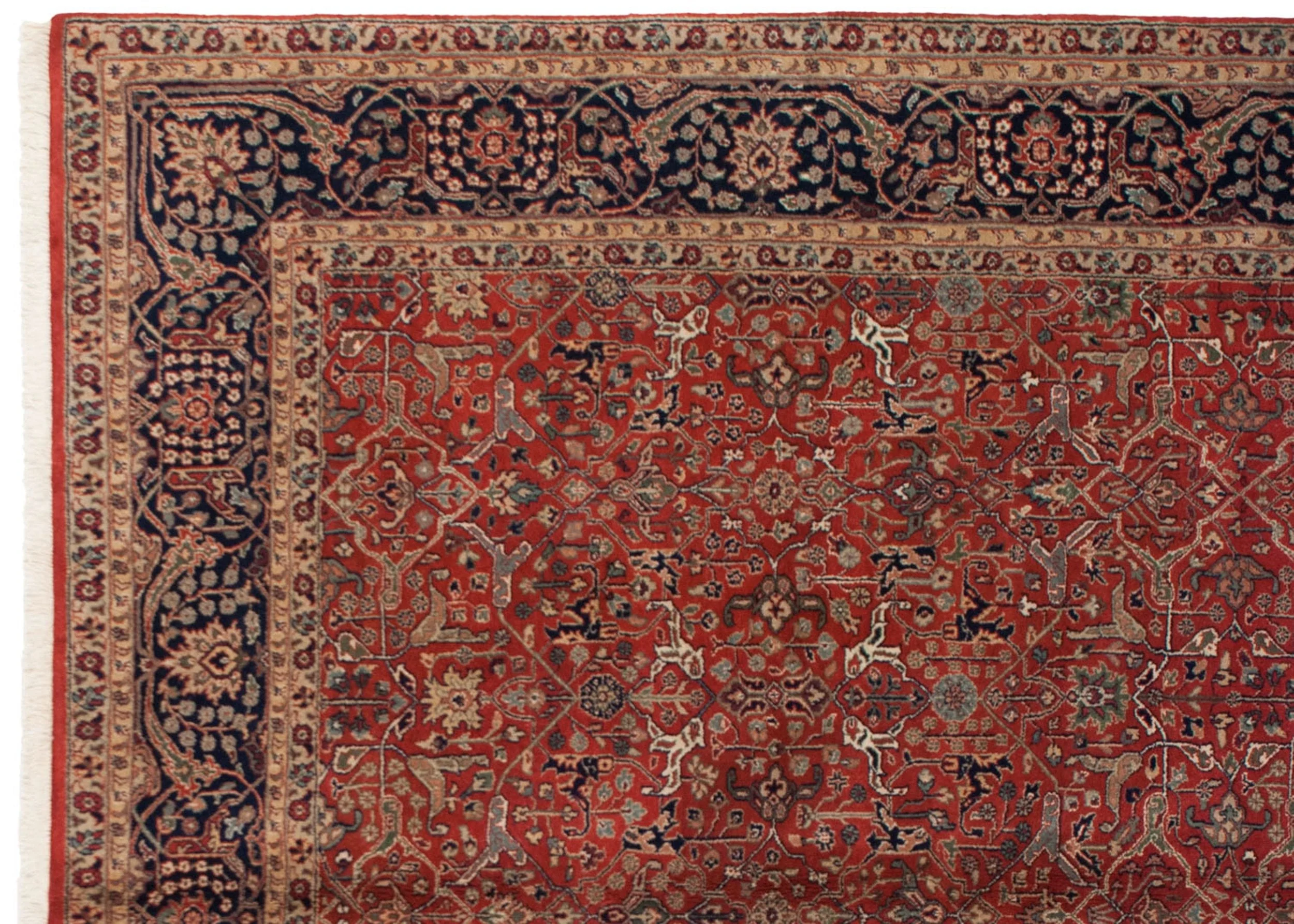 10x14 Vintage Agra Carpet - Image 9