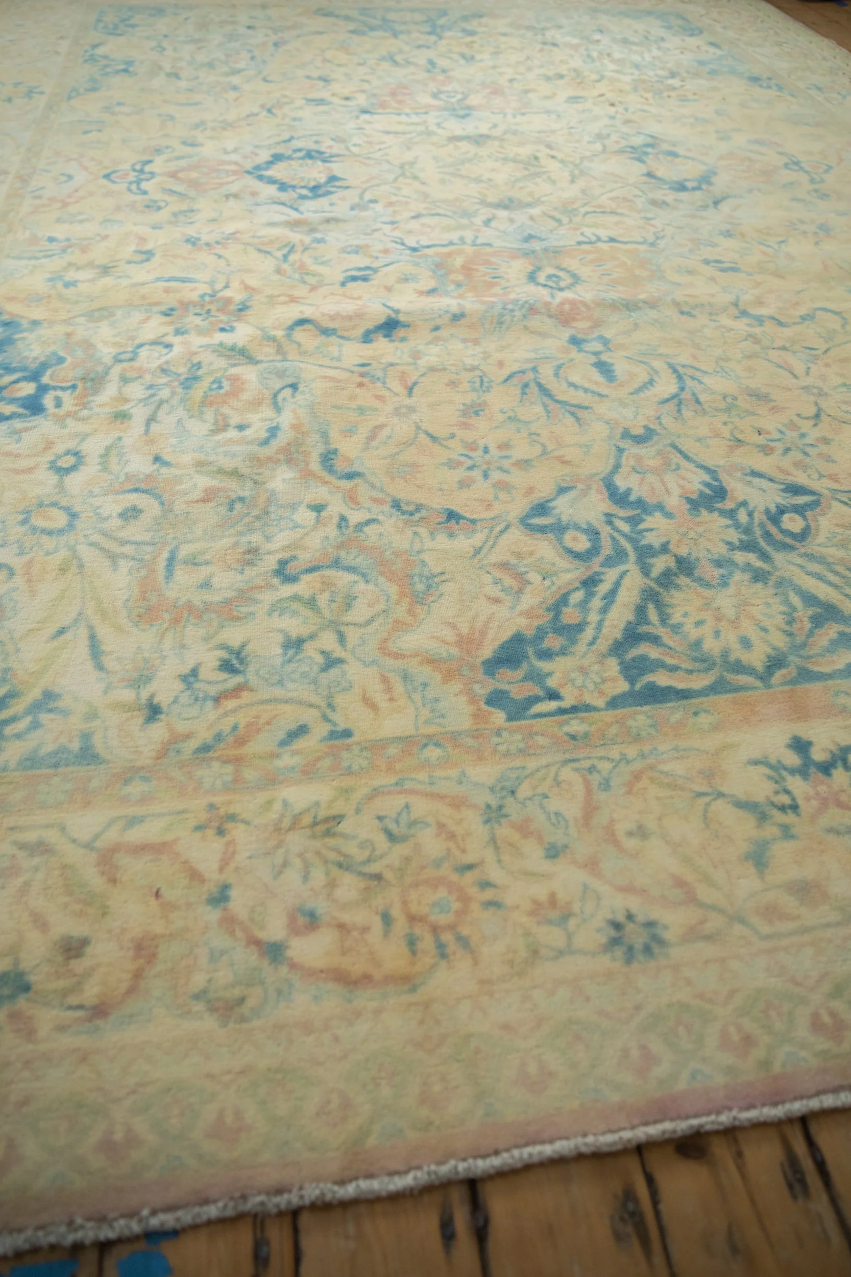 10x14 Vintage Distressed Bulgarian Polonaise Design Carpet - Image 10