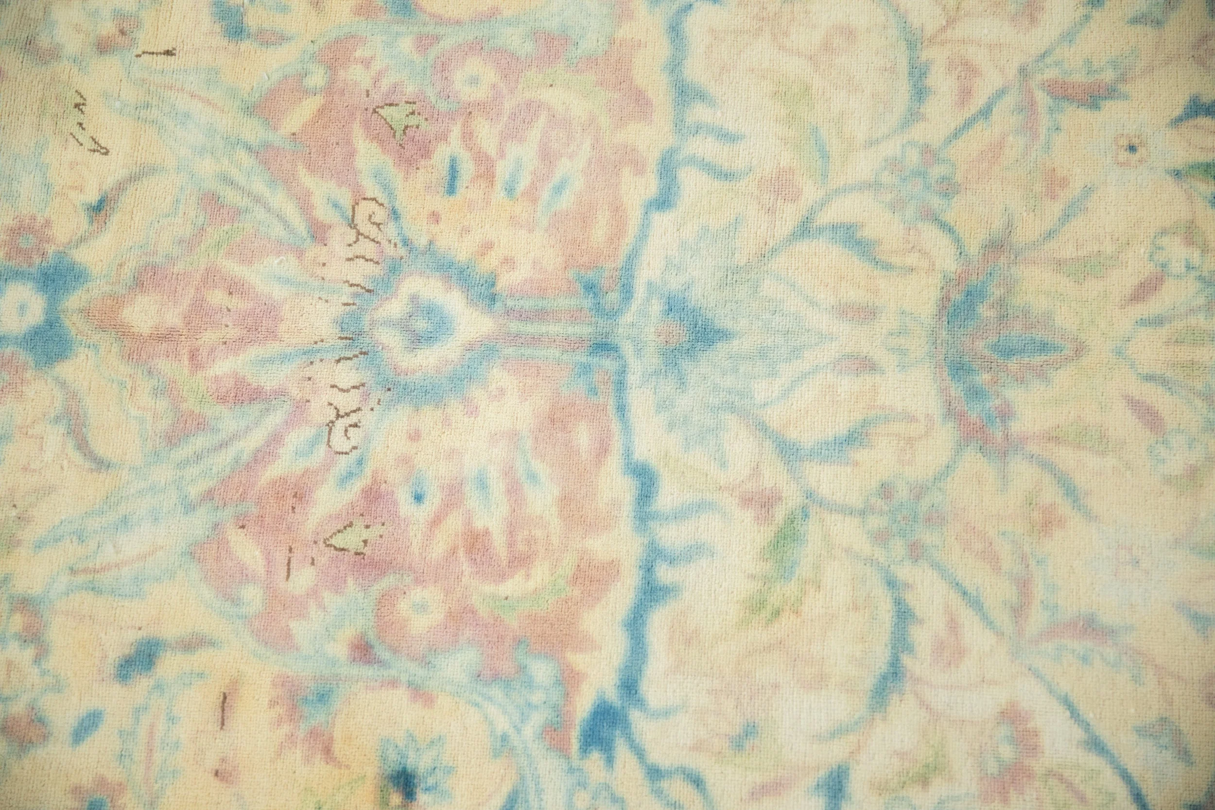 10x14 Vintage Distressed Bulgarian Polonaise Design Carpet - Image 14