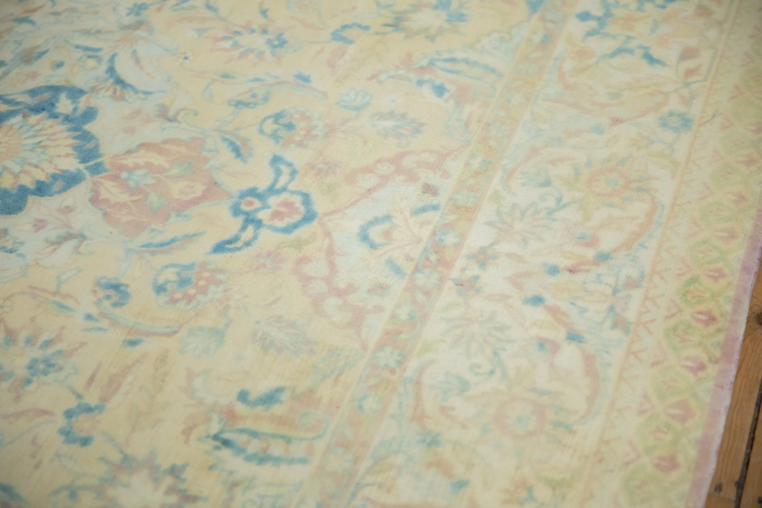 10x14 Vintage Distressed Bulgarian Polonaise Design Carpet - Image 8