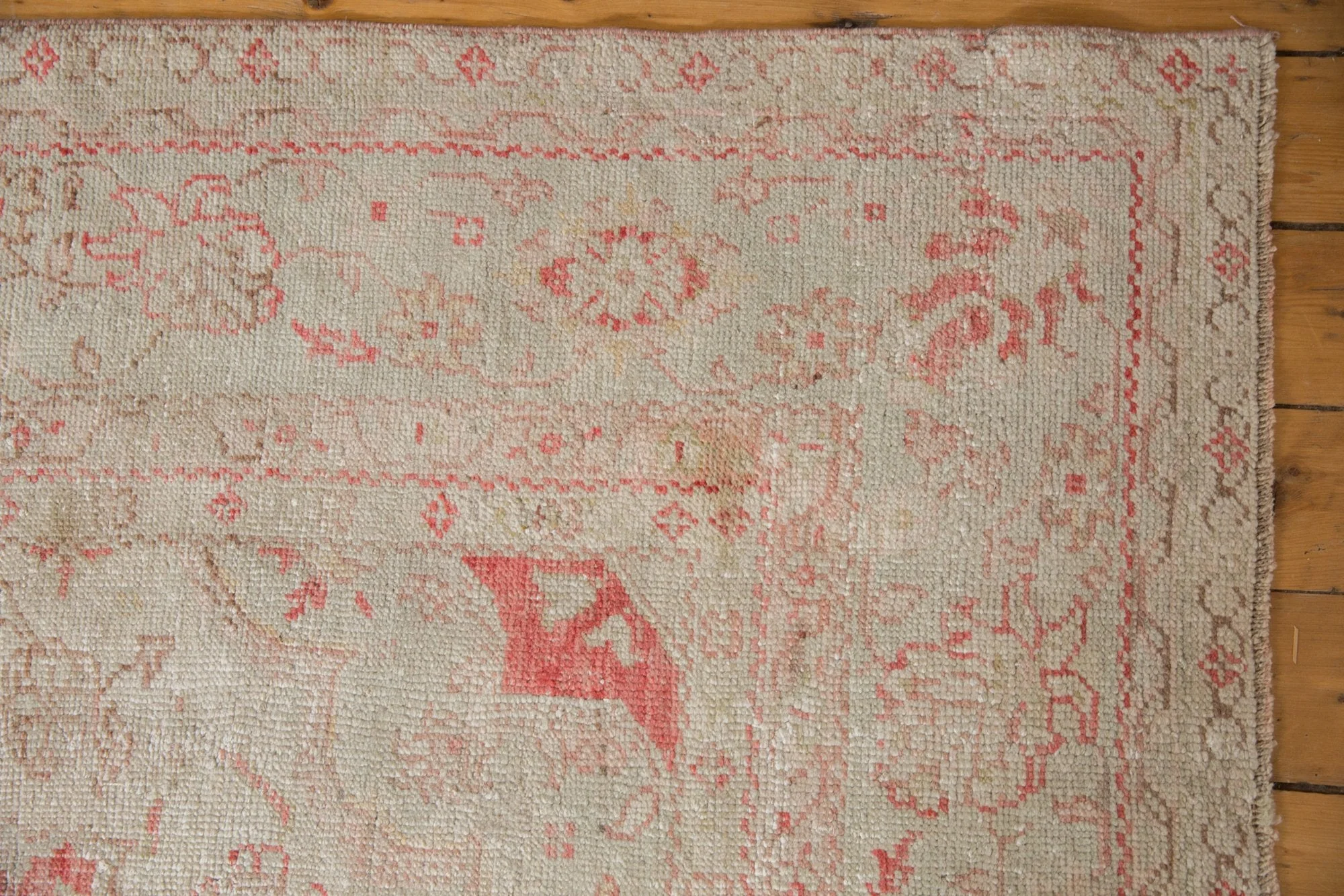 10x14 Vintage Distressed Oushak Carpet - Image 10