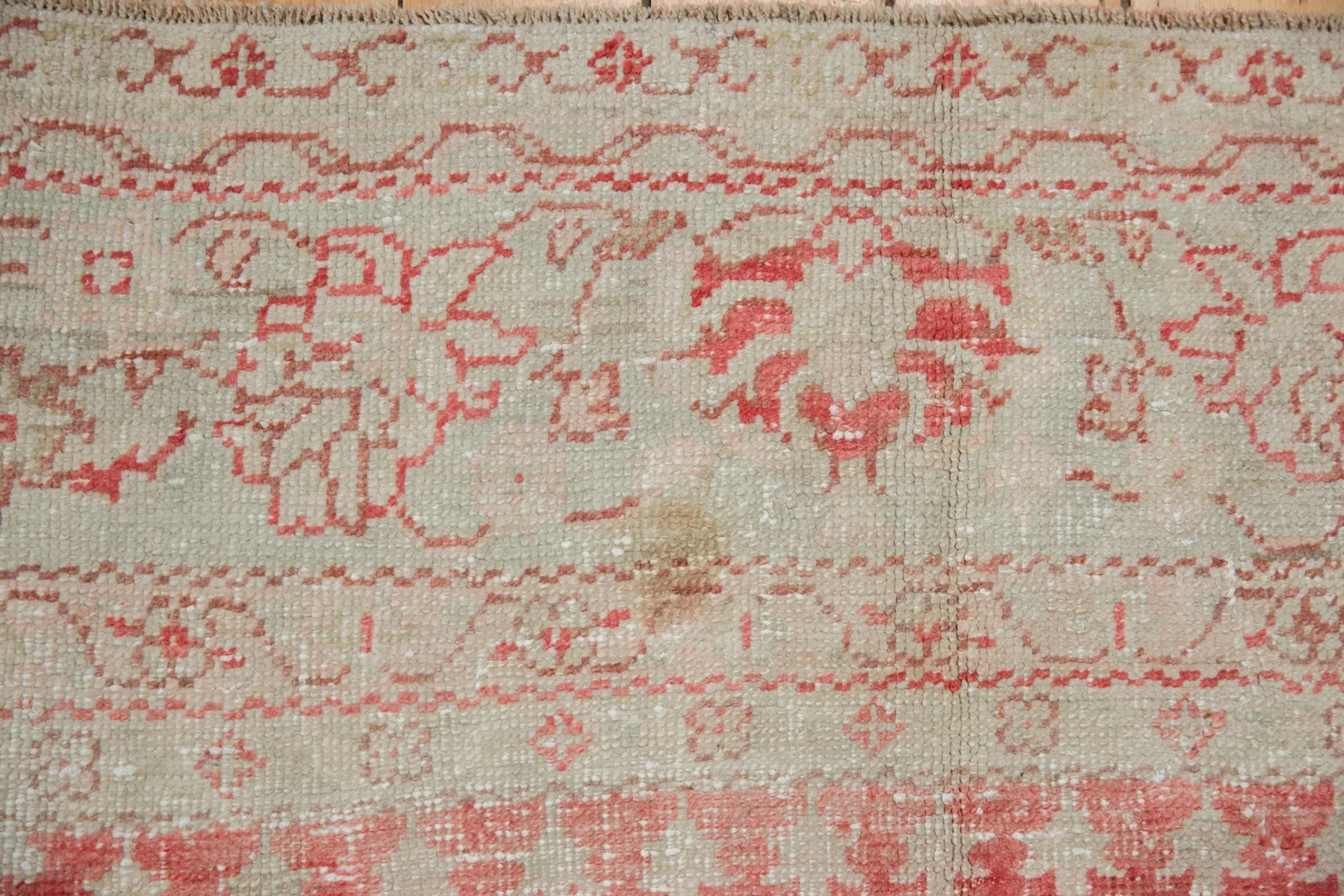 10x14 Vintage Distressed Oushak Carpet - Image 12