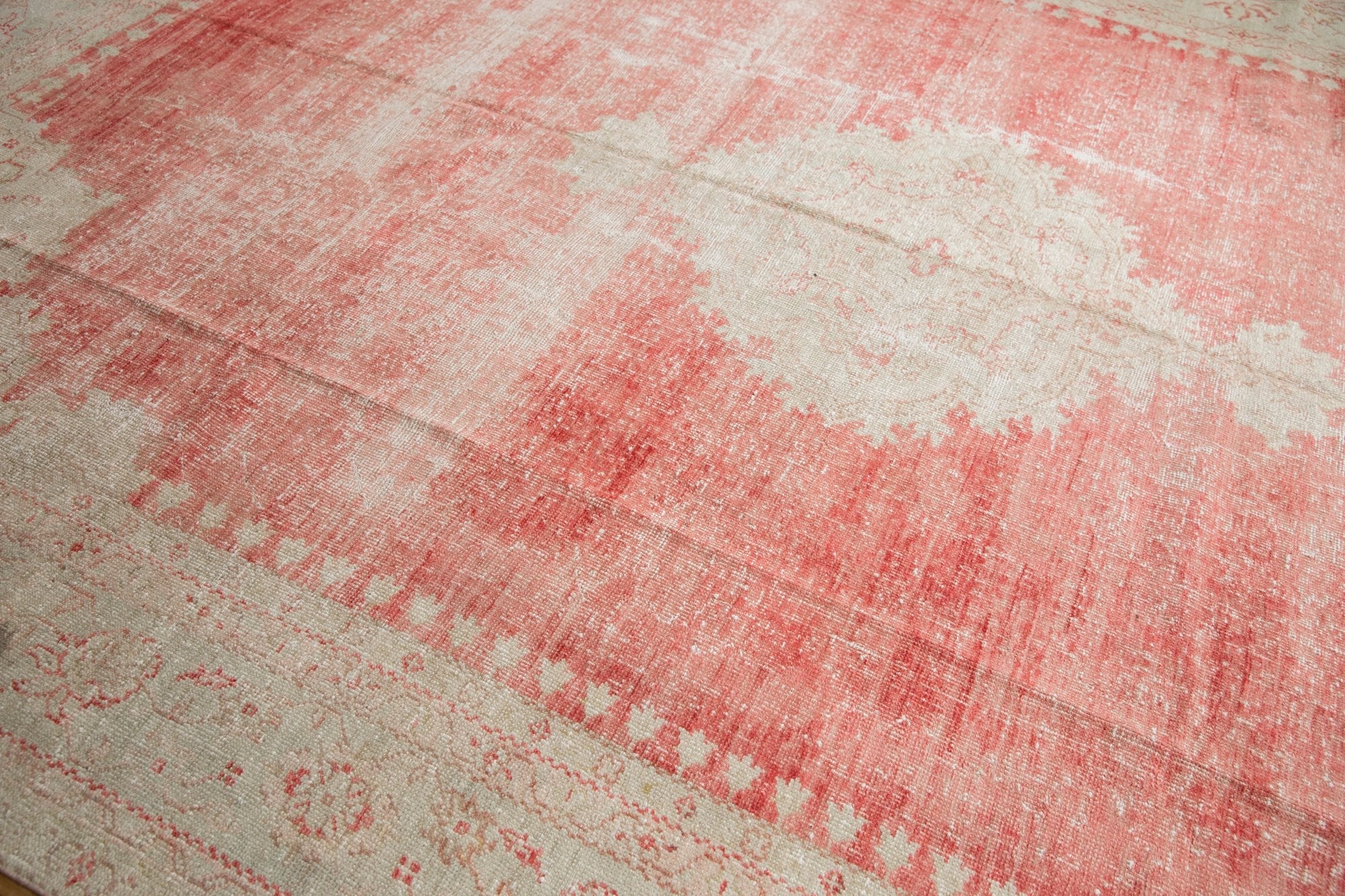 10x14 Vintage Distressed Oushak Carpet - Image 14