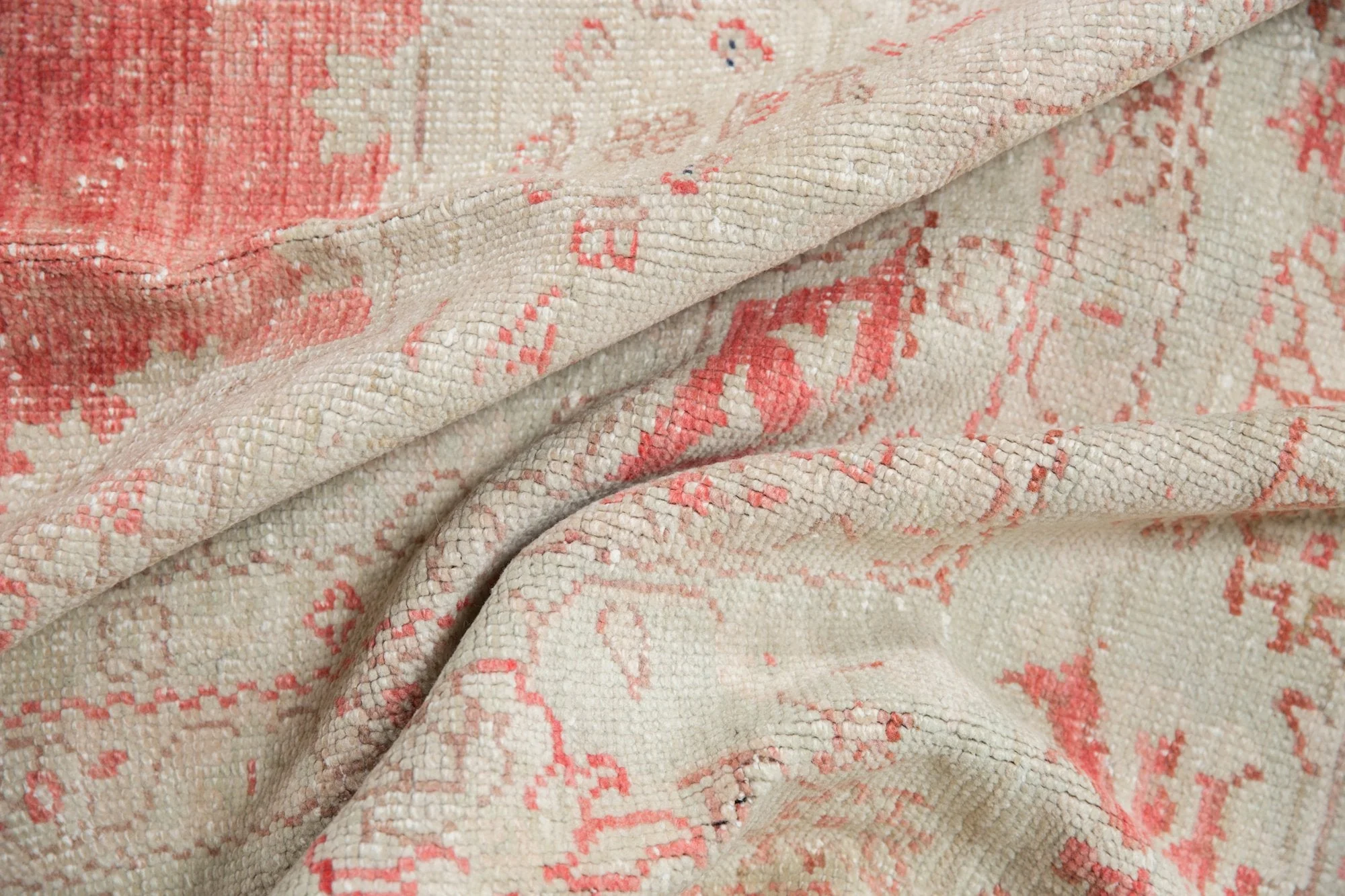 10x14 Vintage Distressed Oushak Carpet - Image 15