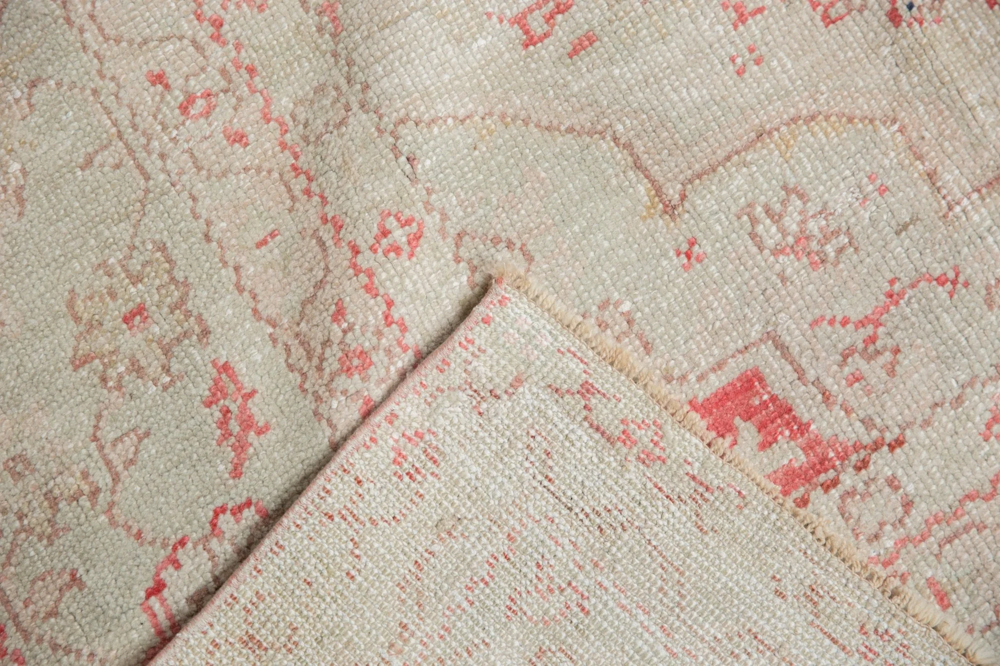 10x14 Vintage Distressed Oushak Carpet - Image 16