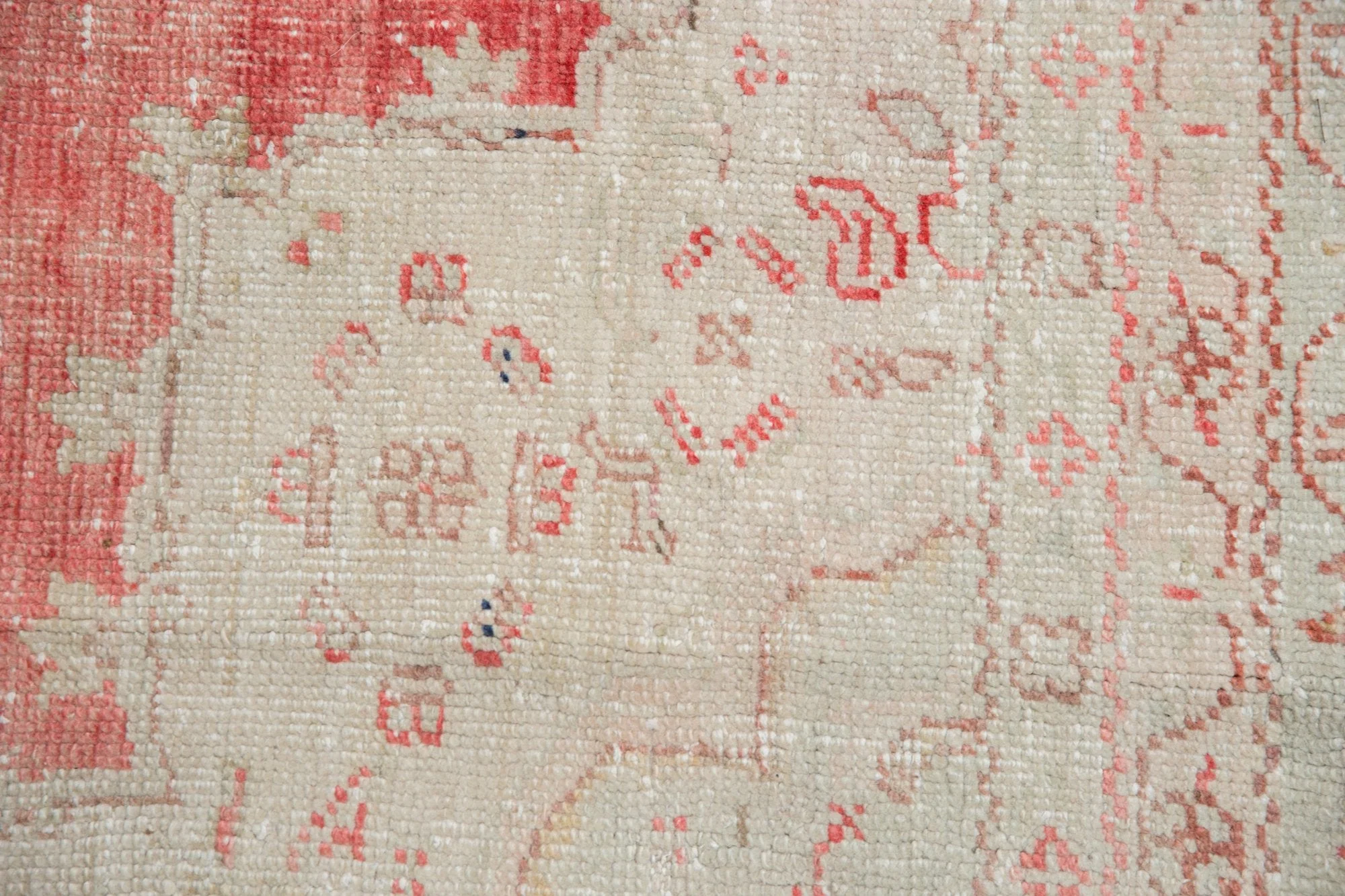 10x14 Vintage Distressed Oushak Carpet - Image 17