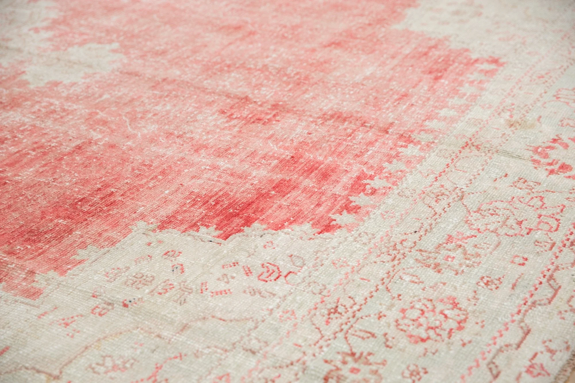 10x14 Vintage Distressed Oushak Carpet - Image 4