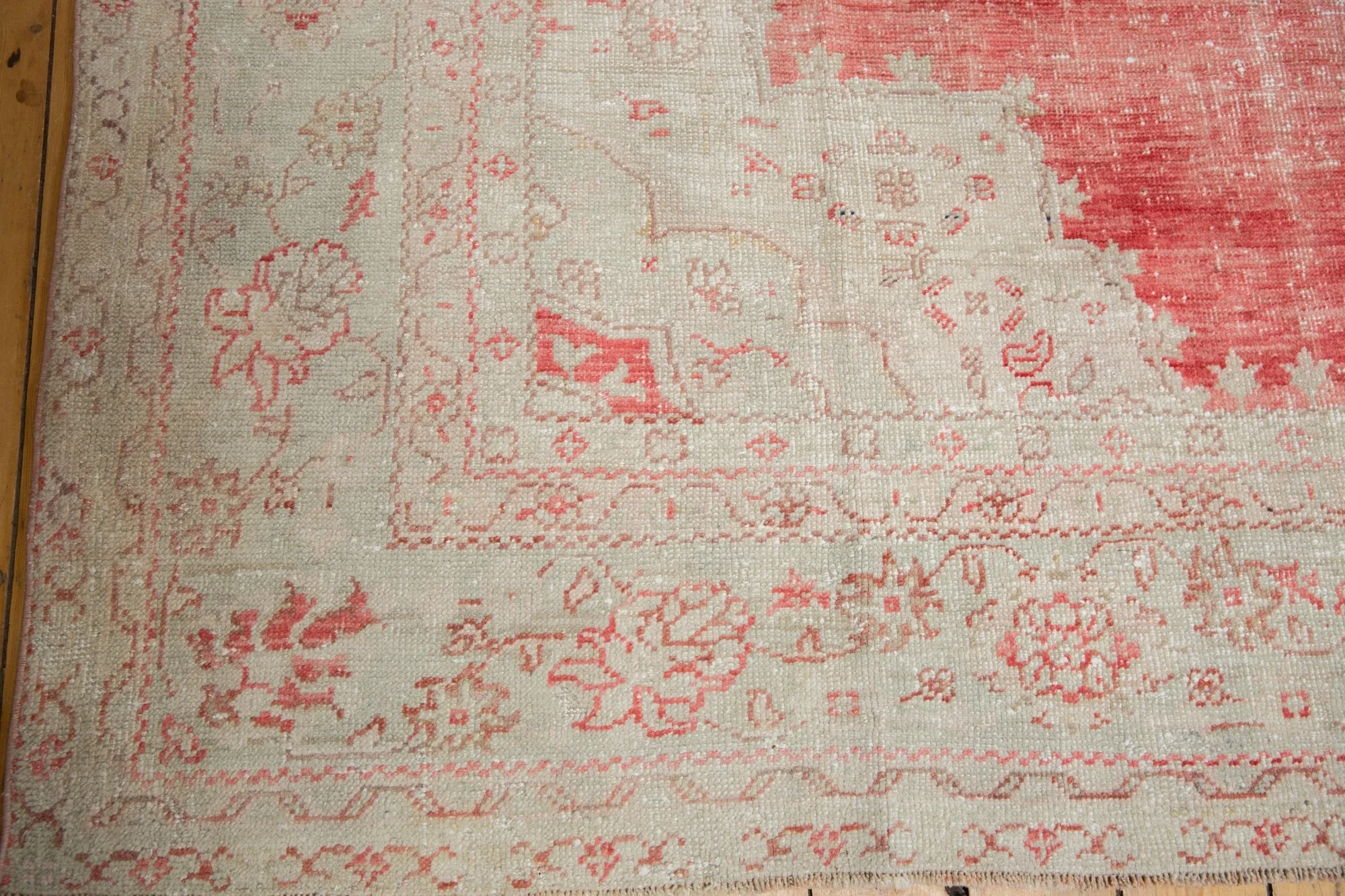 10x14 Vintage Distressed Oushak Carpet - Image 5